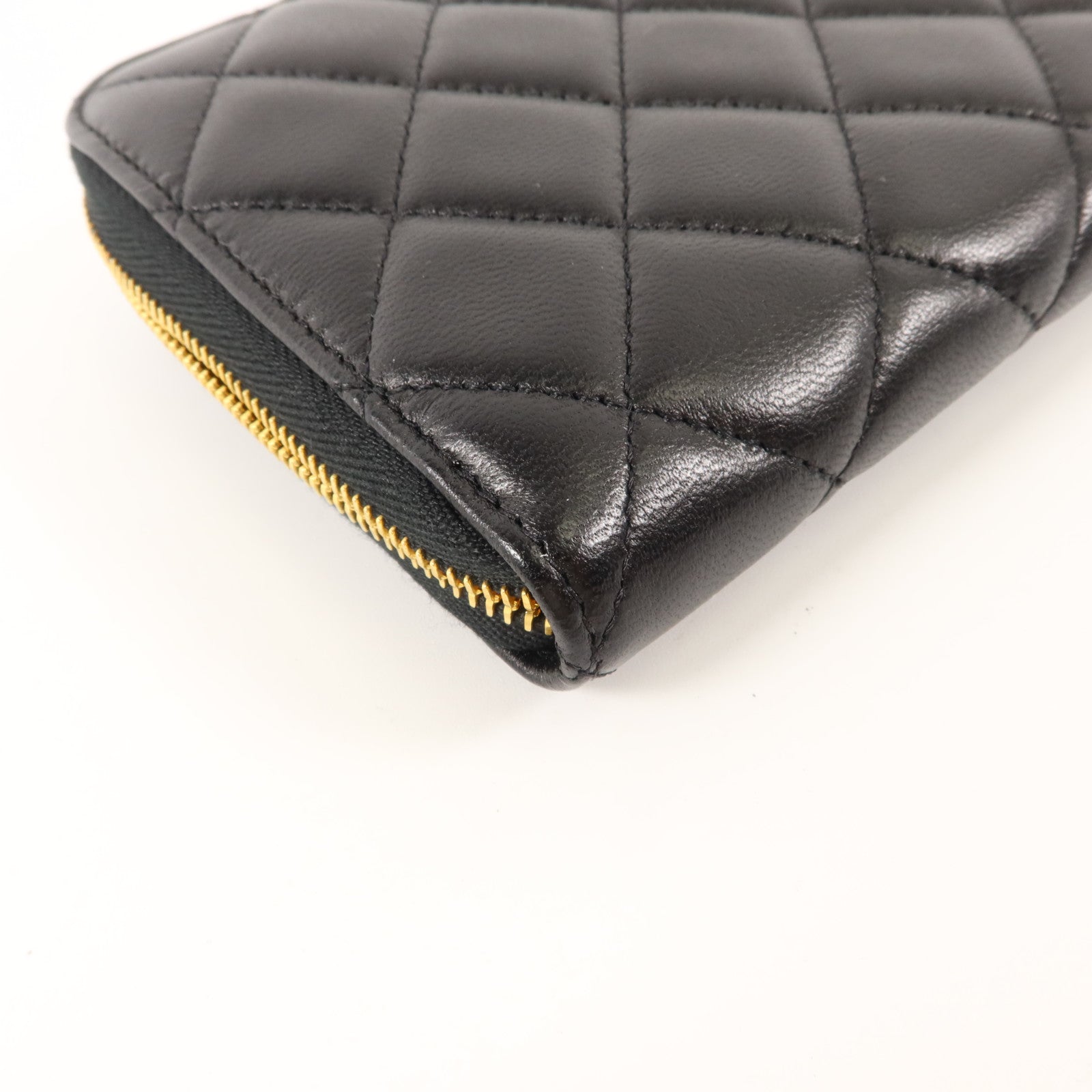 CHANEL 羊皮皮革Zipper Long Wallet長錢包