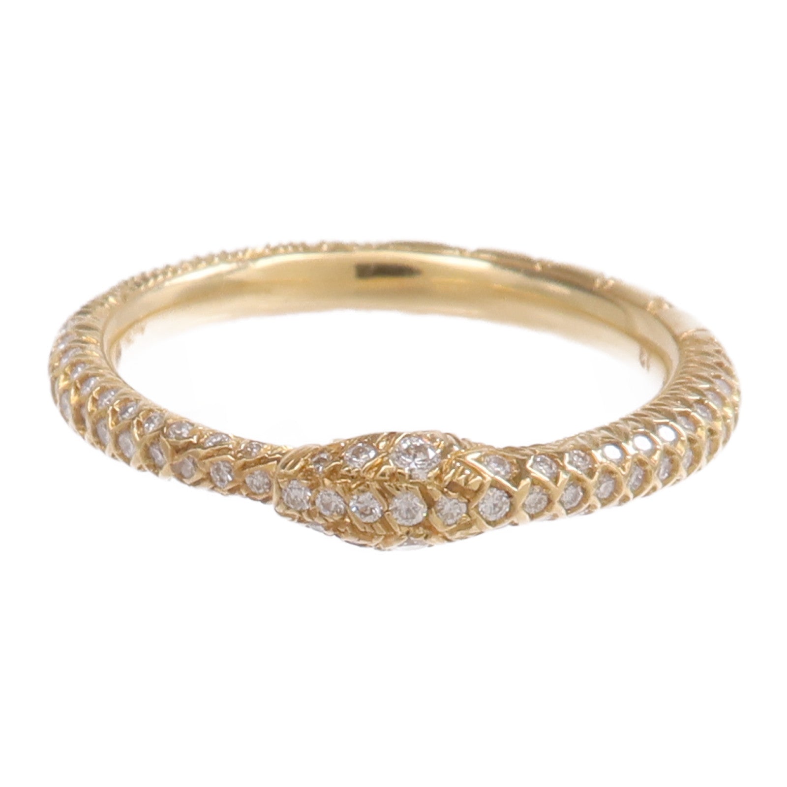 GUCCI 18K黃金Ring鑽石戒指