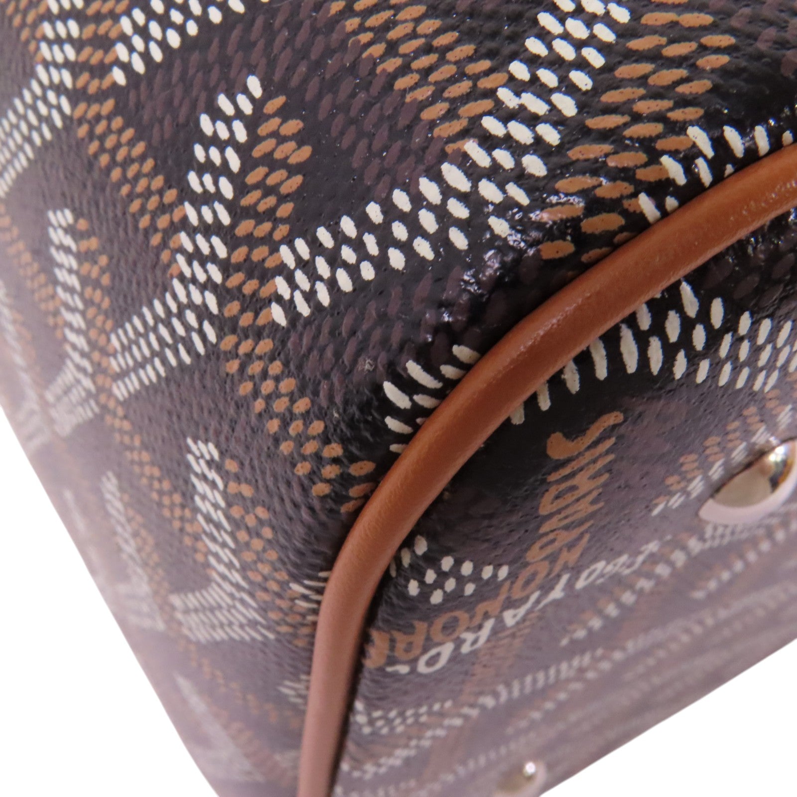 GOYARD 塗層帆布Muse Vanity銀扣手挽肩背兩用袋