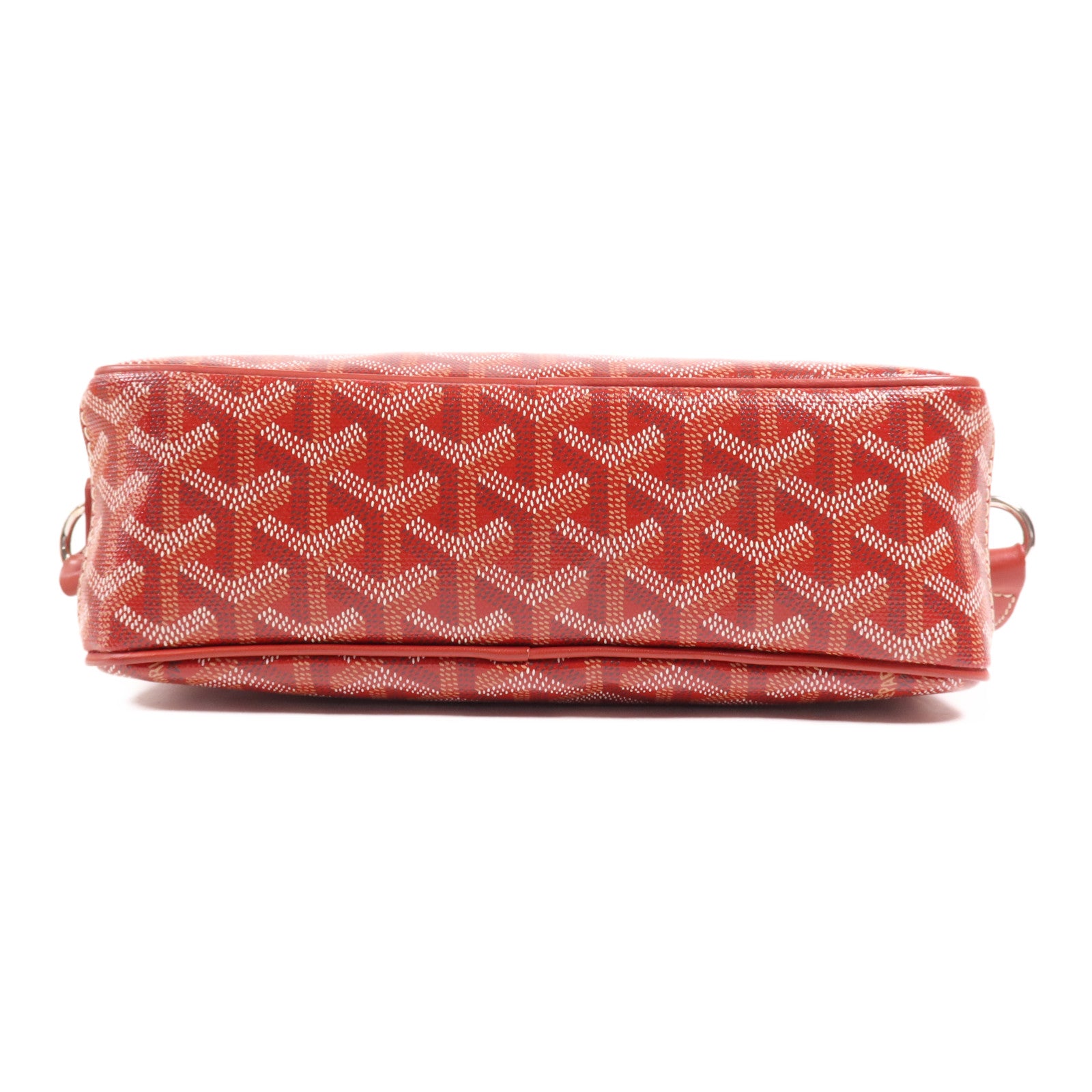 GOYARD 塗層帆布Cap Vert PM銀扣肩背袋