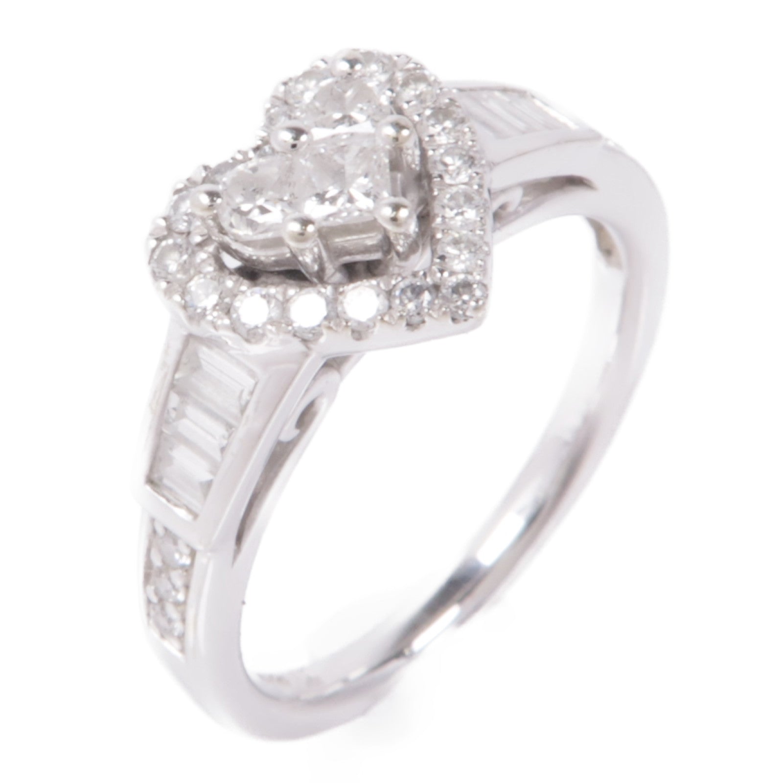 JEWELRY 【激減優惠】14K白金Diamond Ring鑽石戒指US#6.75