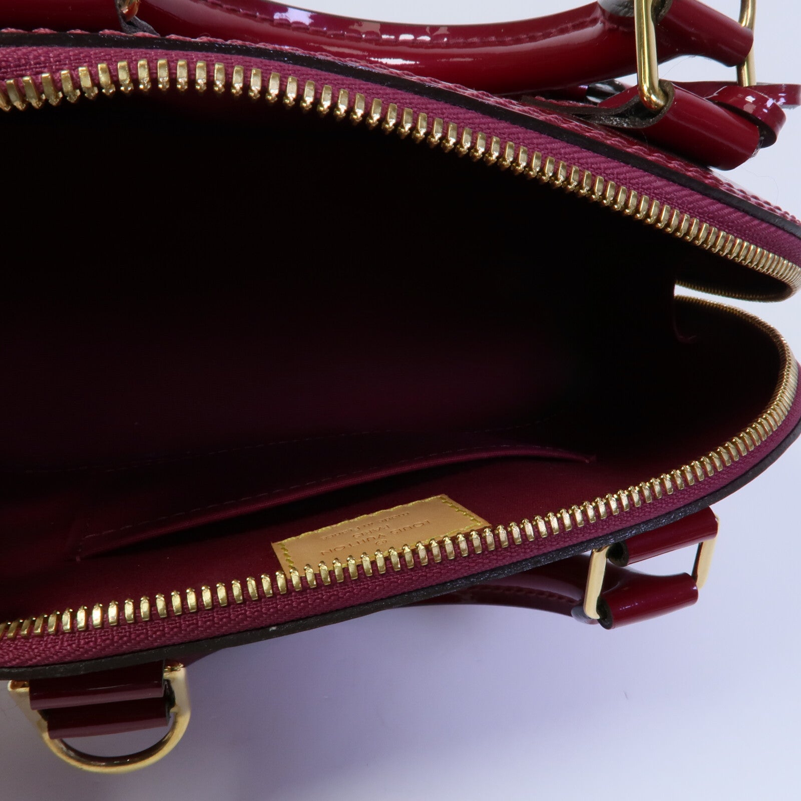 LOUIS VUITTON 漆皮皮革Alma手挽肩背兩用袋