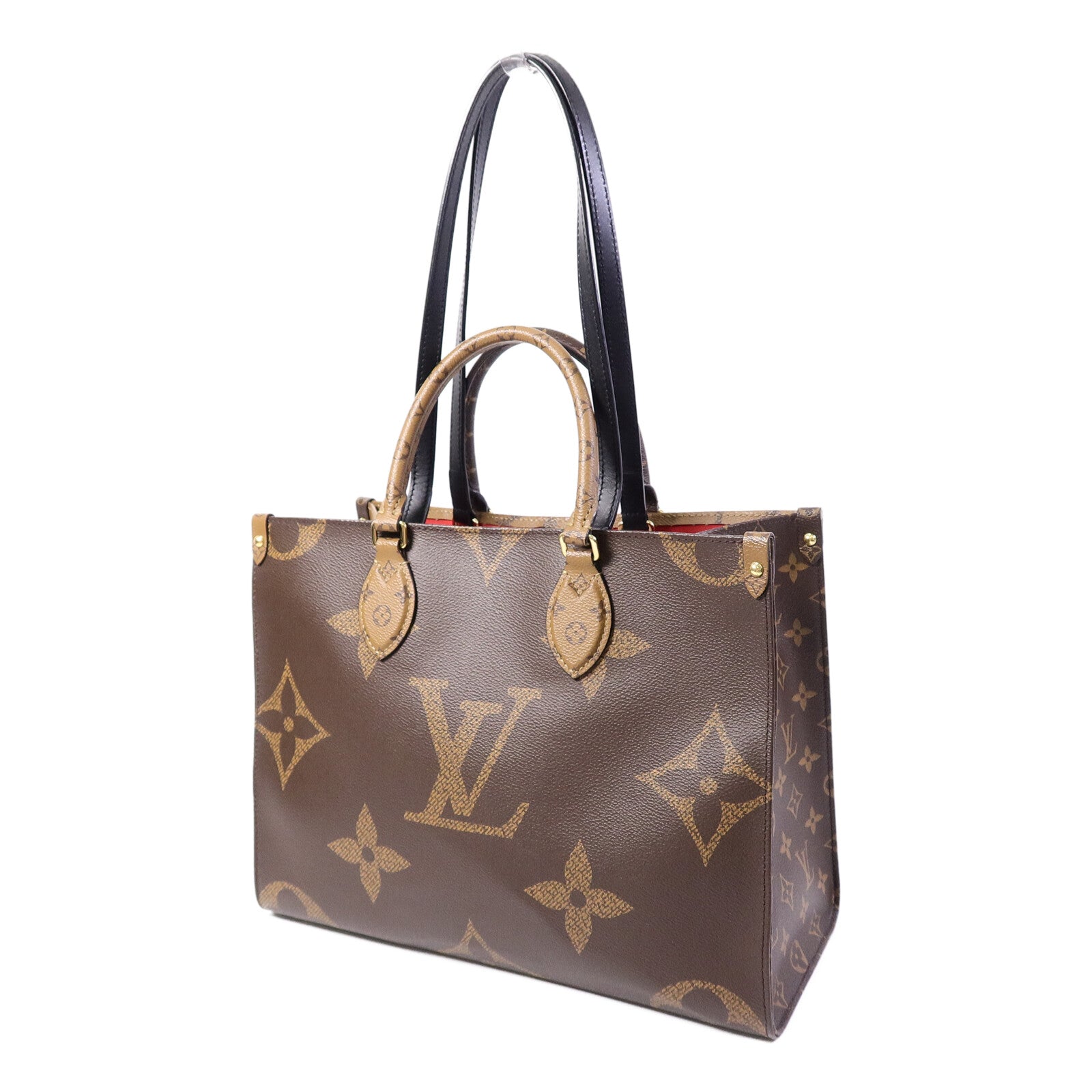 LOUIS VUITTON Monogram Giant On The Go MM手挽袋