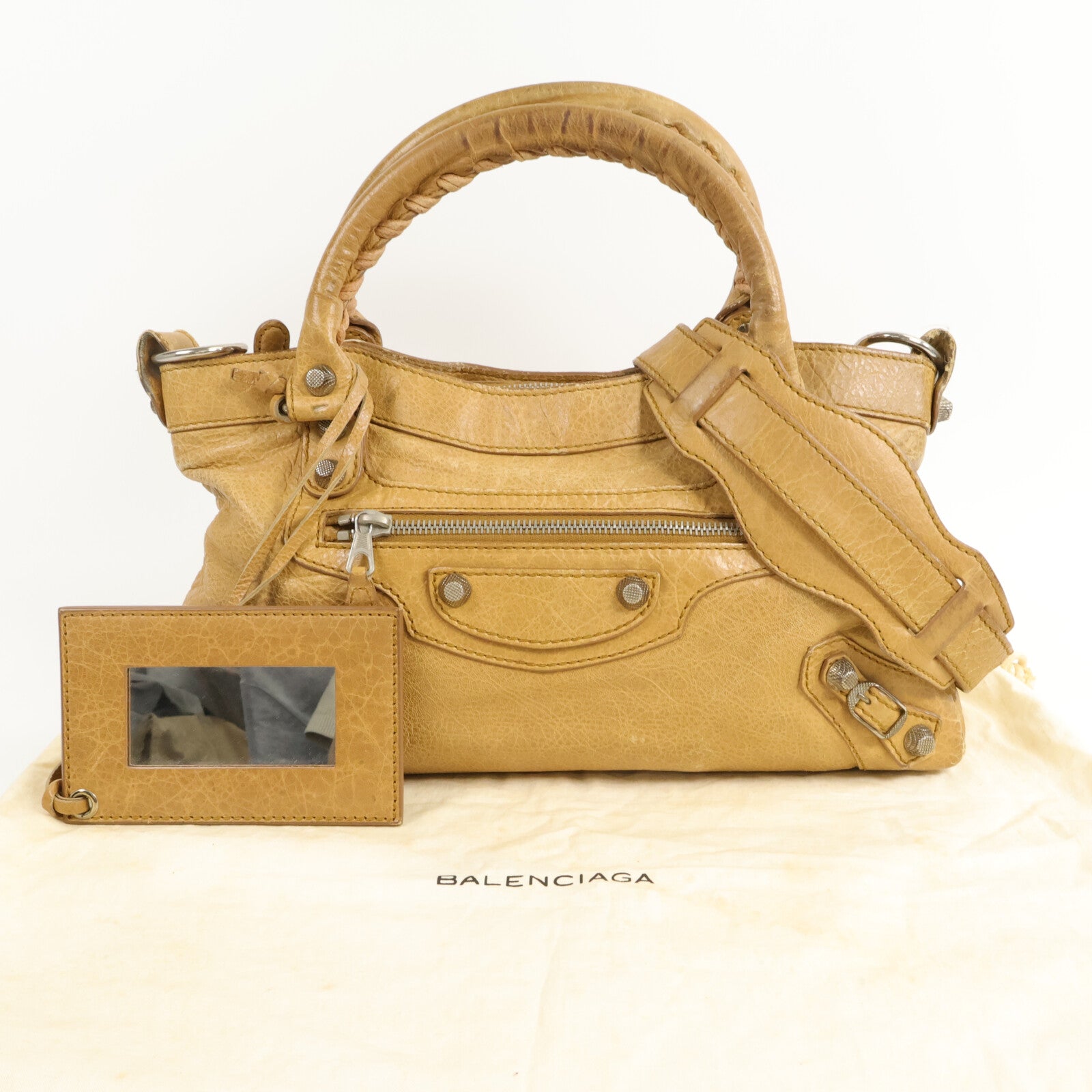 BALENCIAGA 羊皮皮革Giant 12 First手挽袋