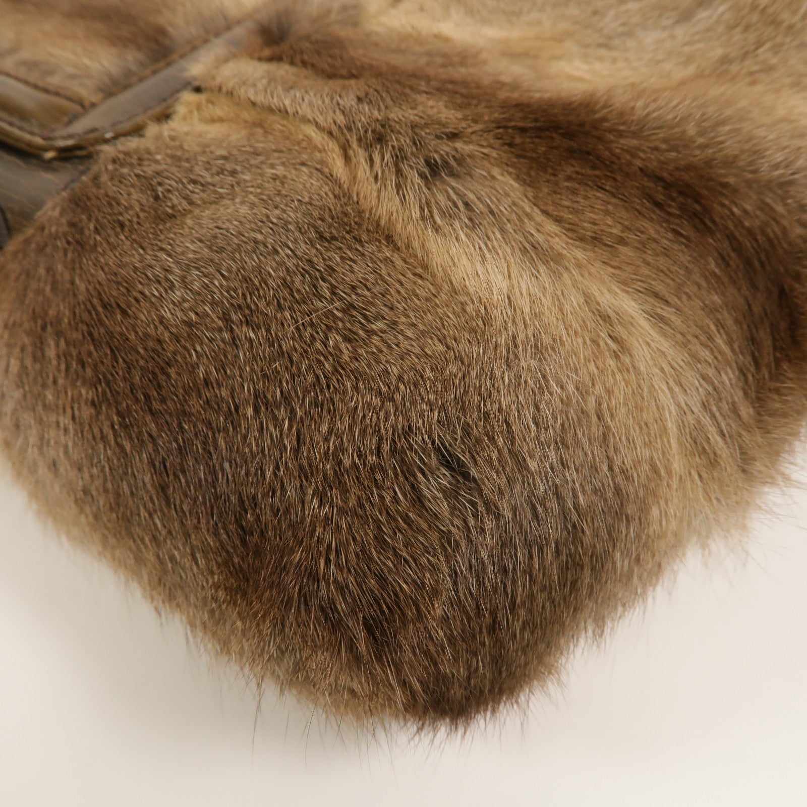 FENDI 水貂皮草Vintage Chef Fur Bag肩背袋
