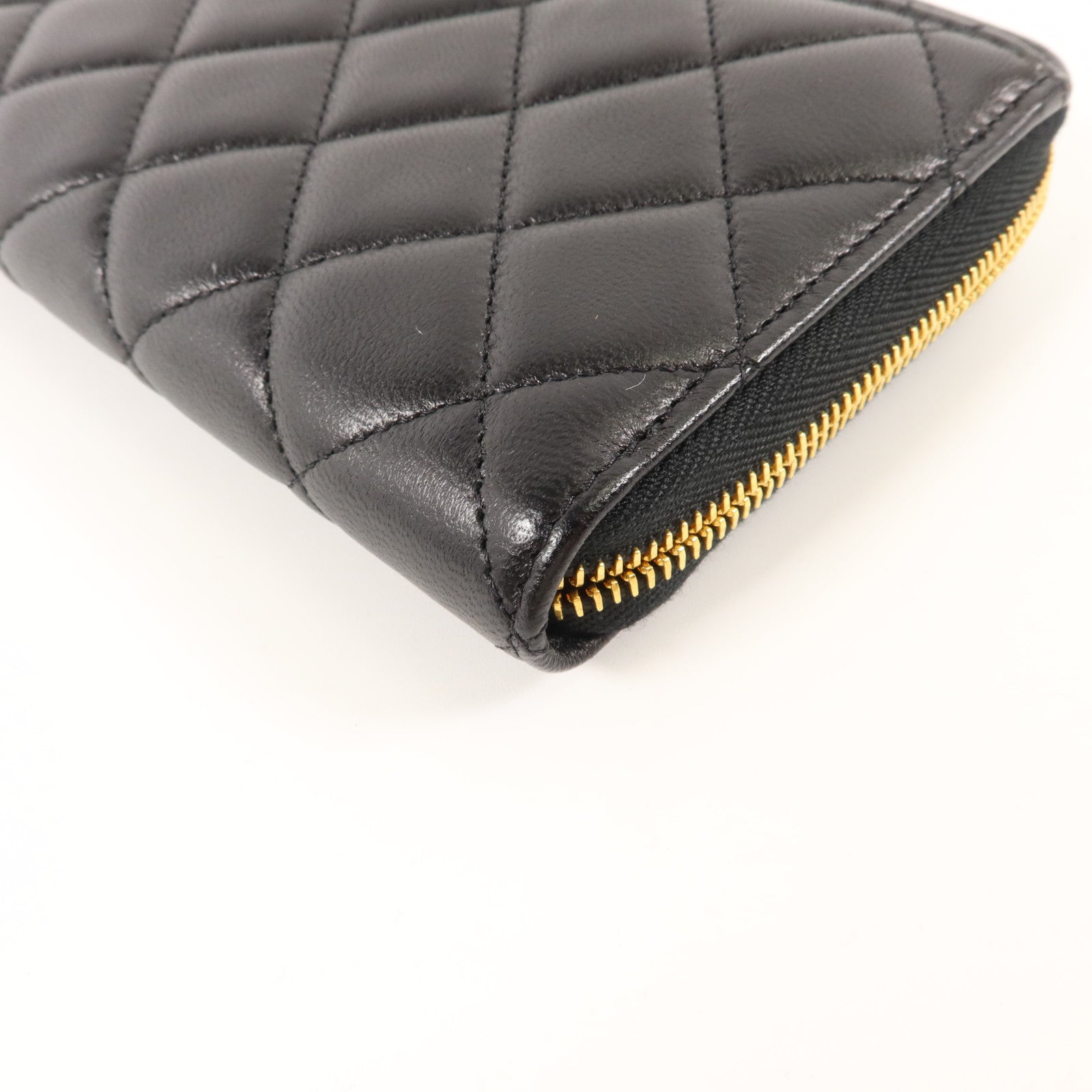 CHANEL 羊皮皮革Zipper Long Wallet長錢包