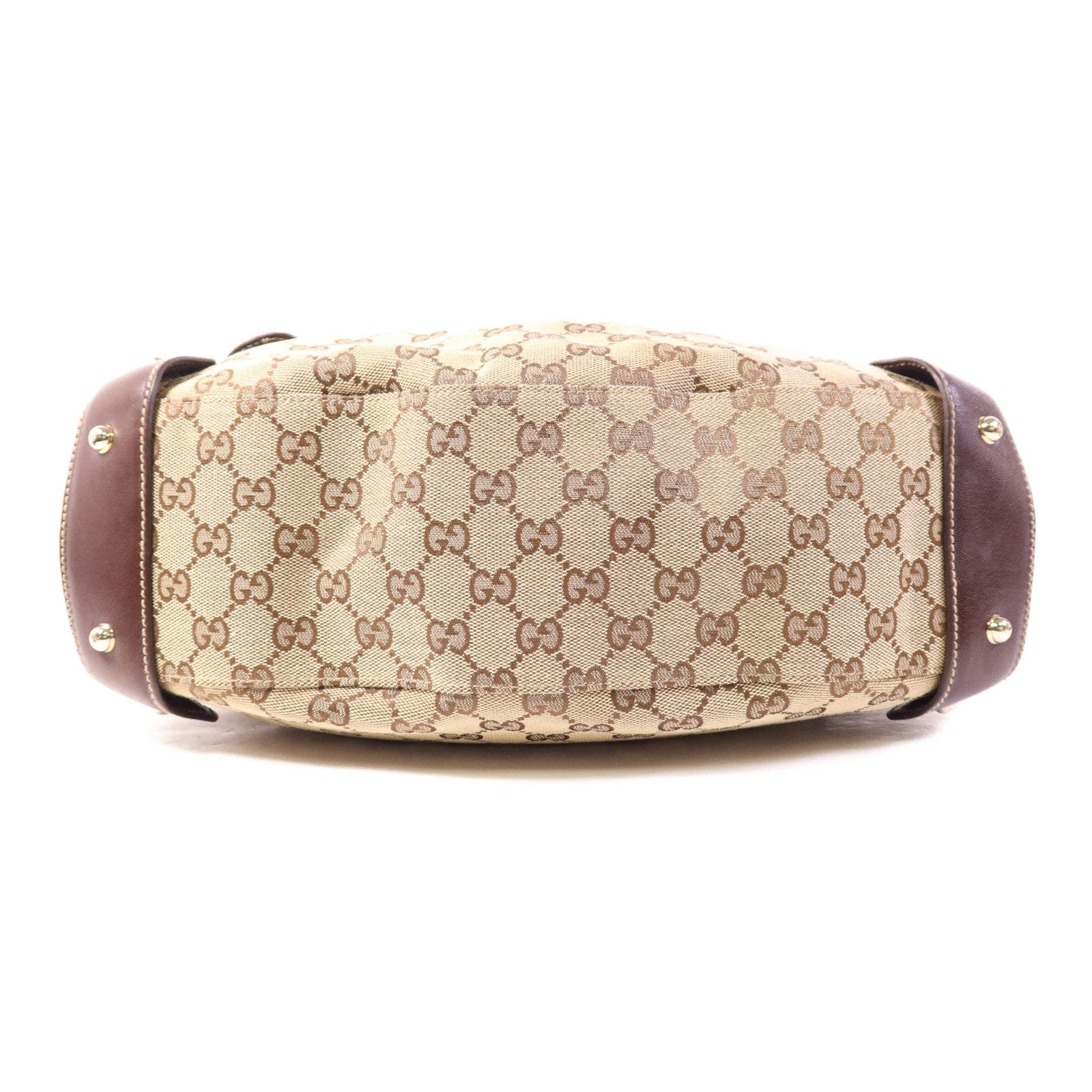 GUCCI 帆布Shoulder Bag金扣肩背袋