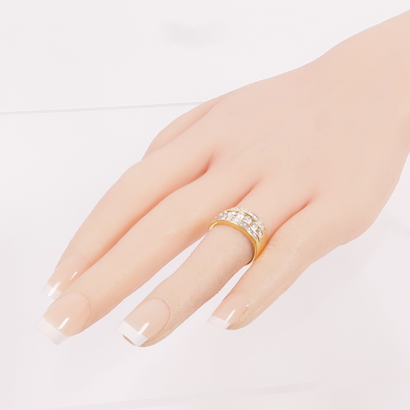 JEWELRY 18K黃金Diamond Ring鑽石戒指US#5.5