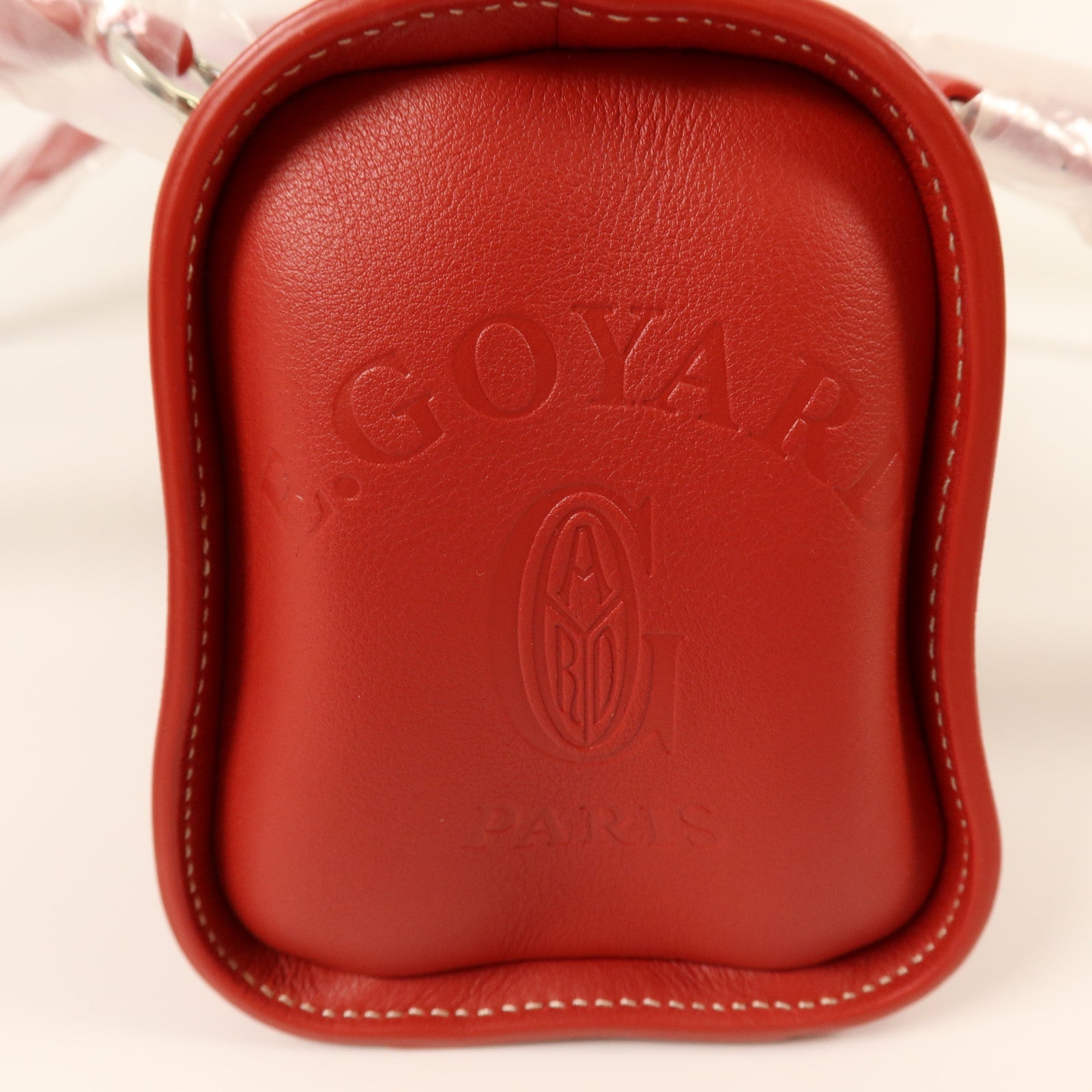 GOYARD 塗層帆布Bonbonniere銀扣肩背袋