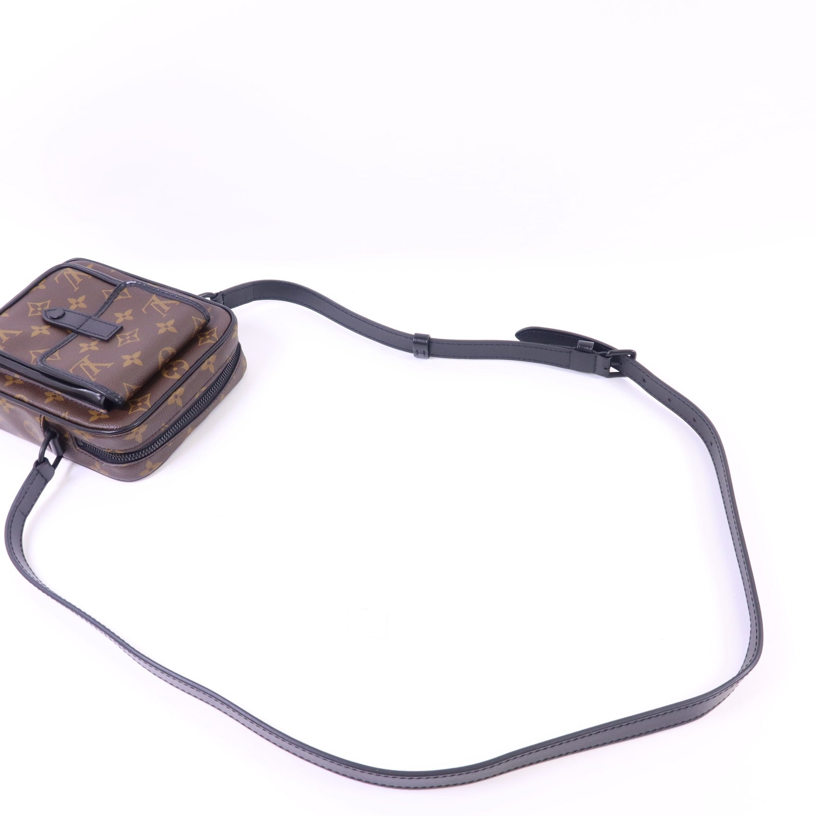 LOUIS VUITTON Monogram Macassar Christopher Wearable Wallet肩背袋