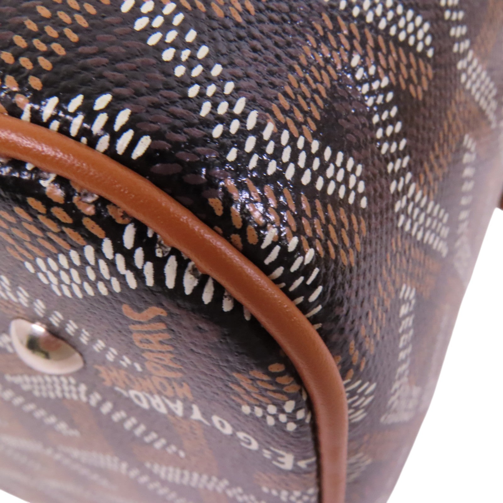 GOYARD 塗層帆布Muse Vanity銀扣手挽肩背兩用袋