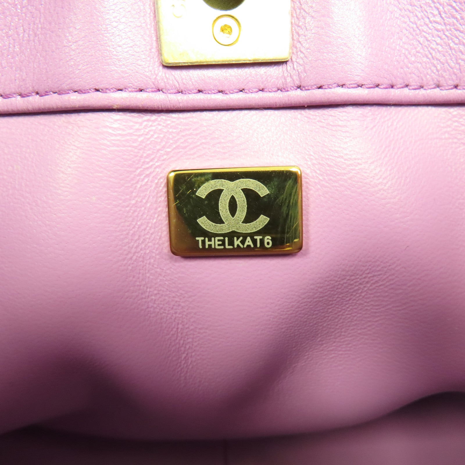 CHANEL 羊皮皮革Hobo金扣鏈帶肩背袋