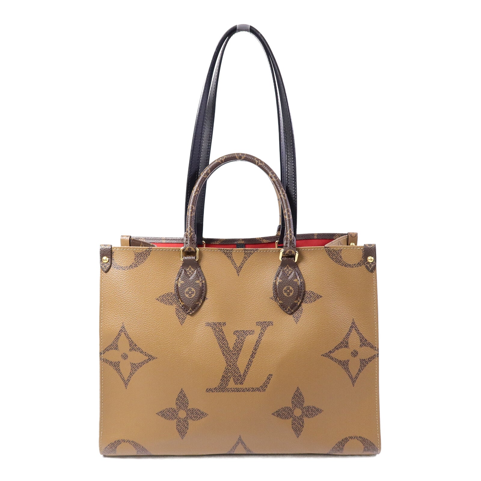 LOUIS VUITTON Monogram Giant On The Go MM手挽袋