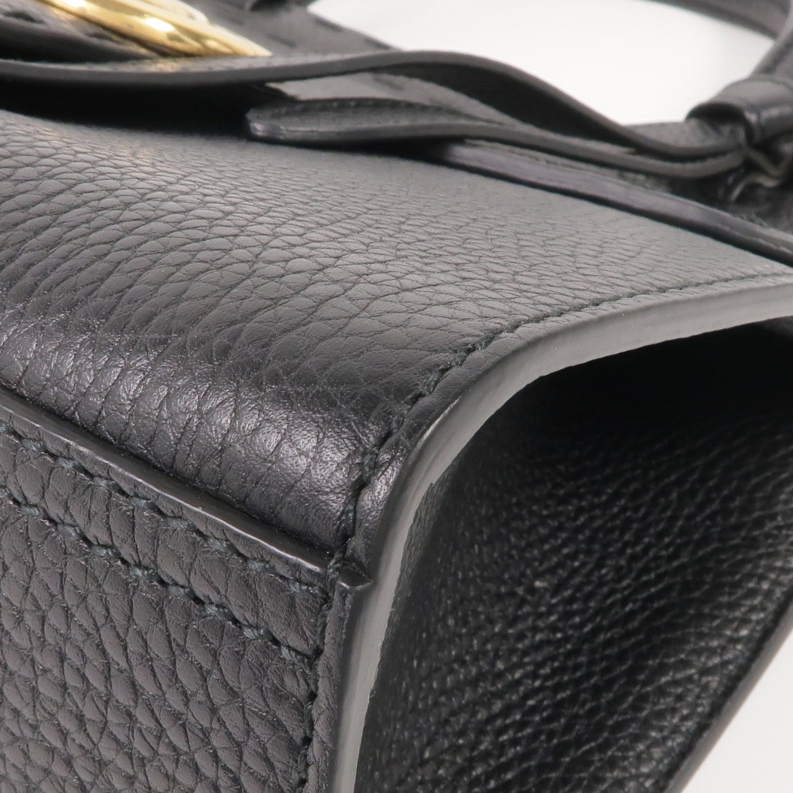 GUCCI 牛皮皮革GG Marmont Top Handle Bag金扣手挽肩背兩用袋