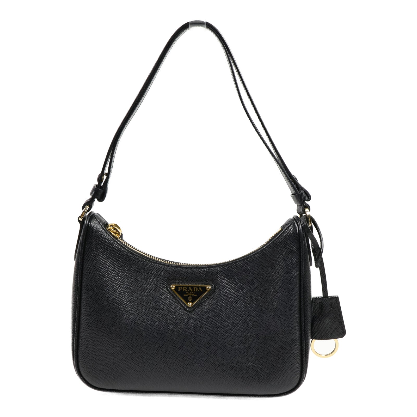 PRADA 牛皮皮革Mini Hobo肩背袋