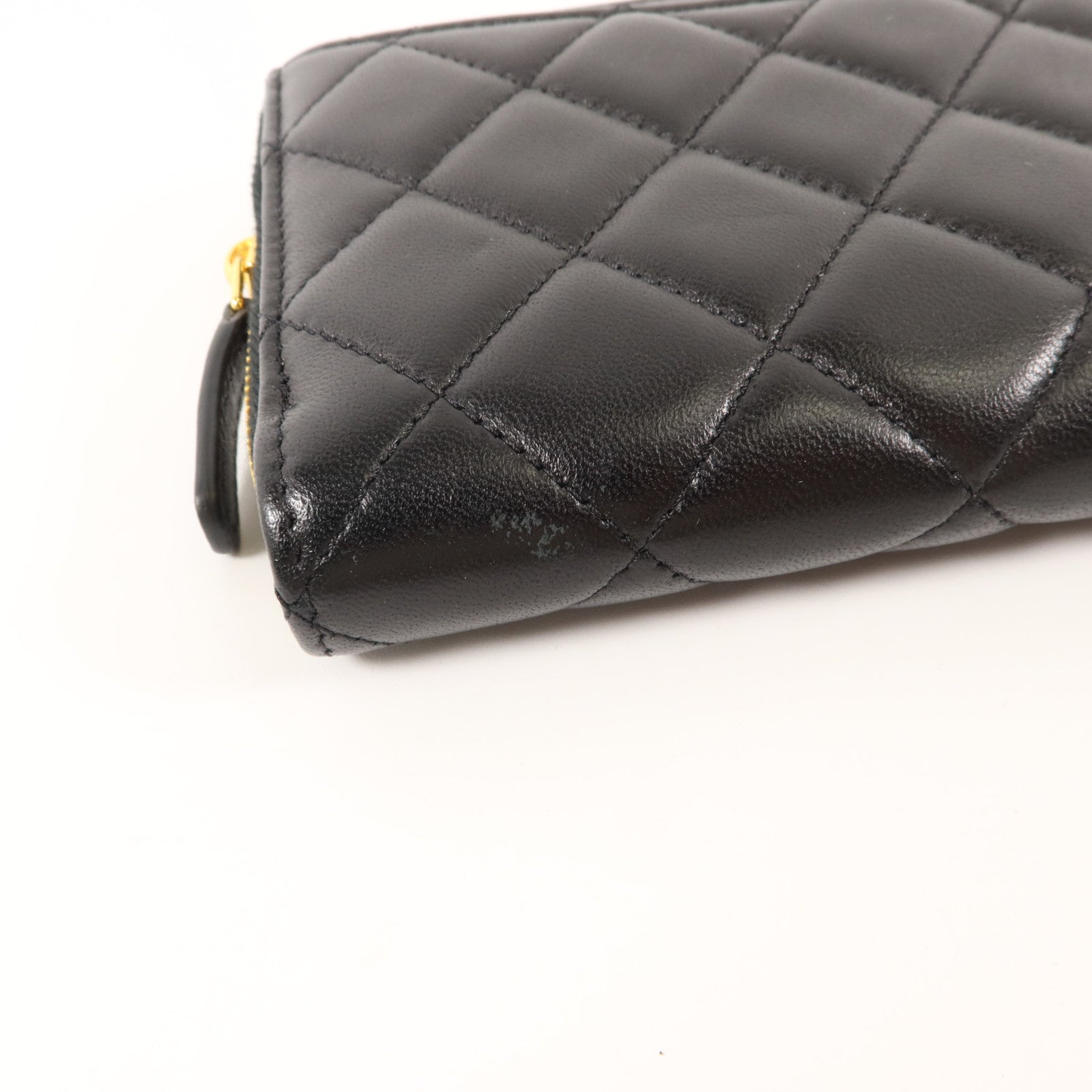 CHANEL 羊皮皮革Zipper Long Wallet長錢包