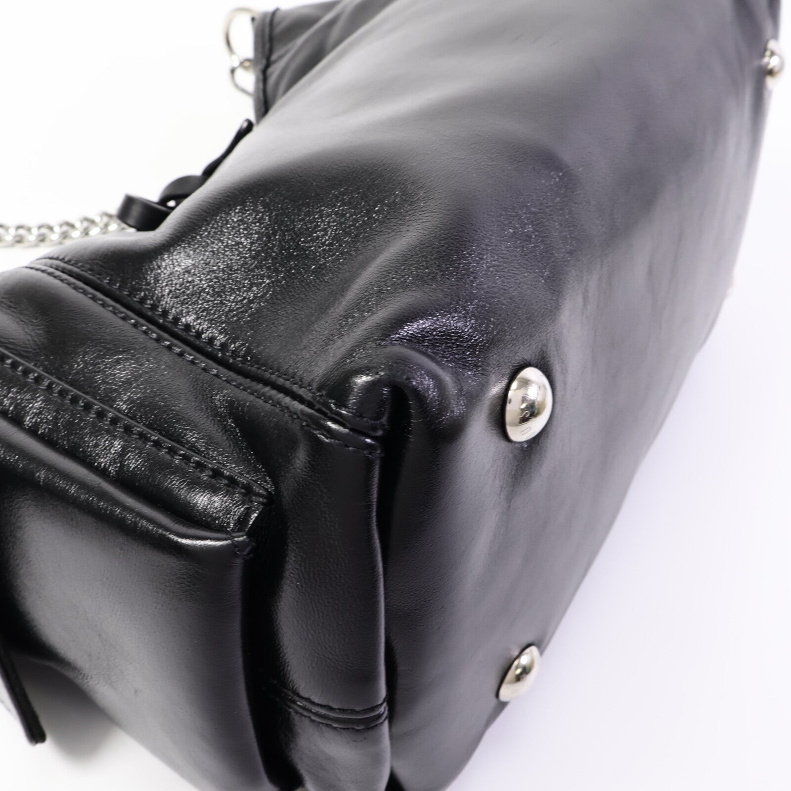 LOUIS VUITTON 羊皮皮革Carry All Vibe PM銀扣手挽肩背兩用袋