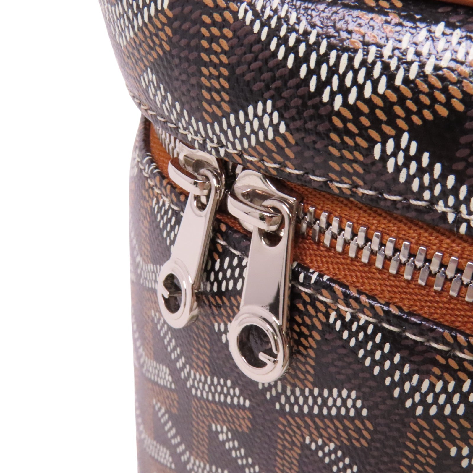 GOYARD 塗層帆布Muse Vanity銀扣手挽肩背兩用袋