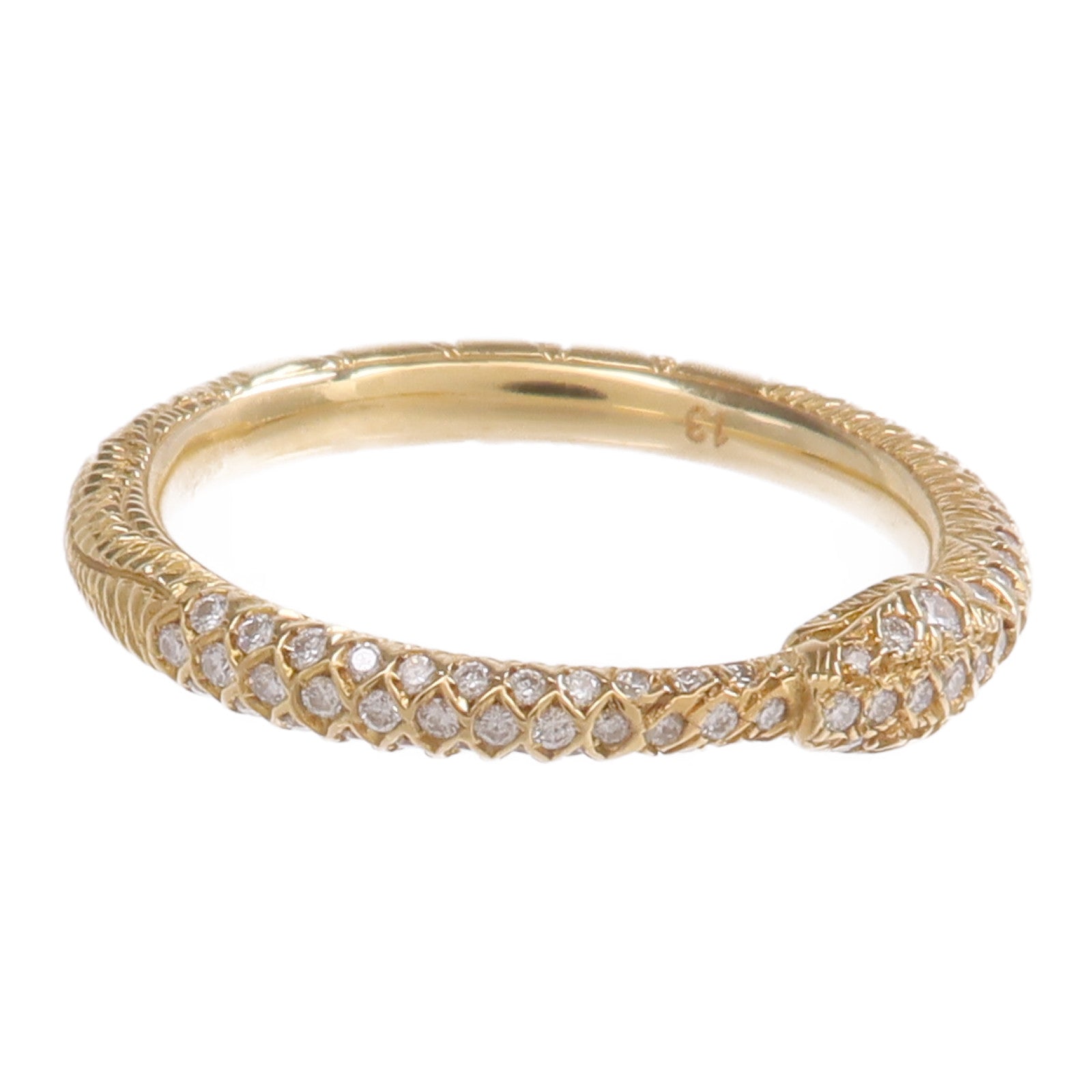 GUCCI 18K黃金Ring鑽石戒指