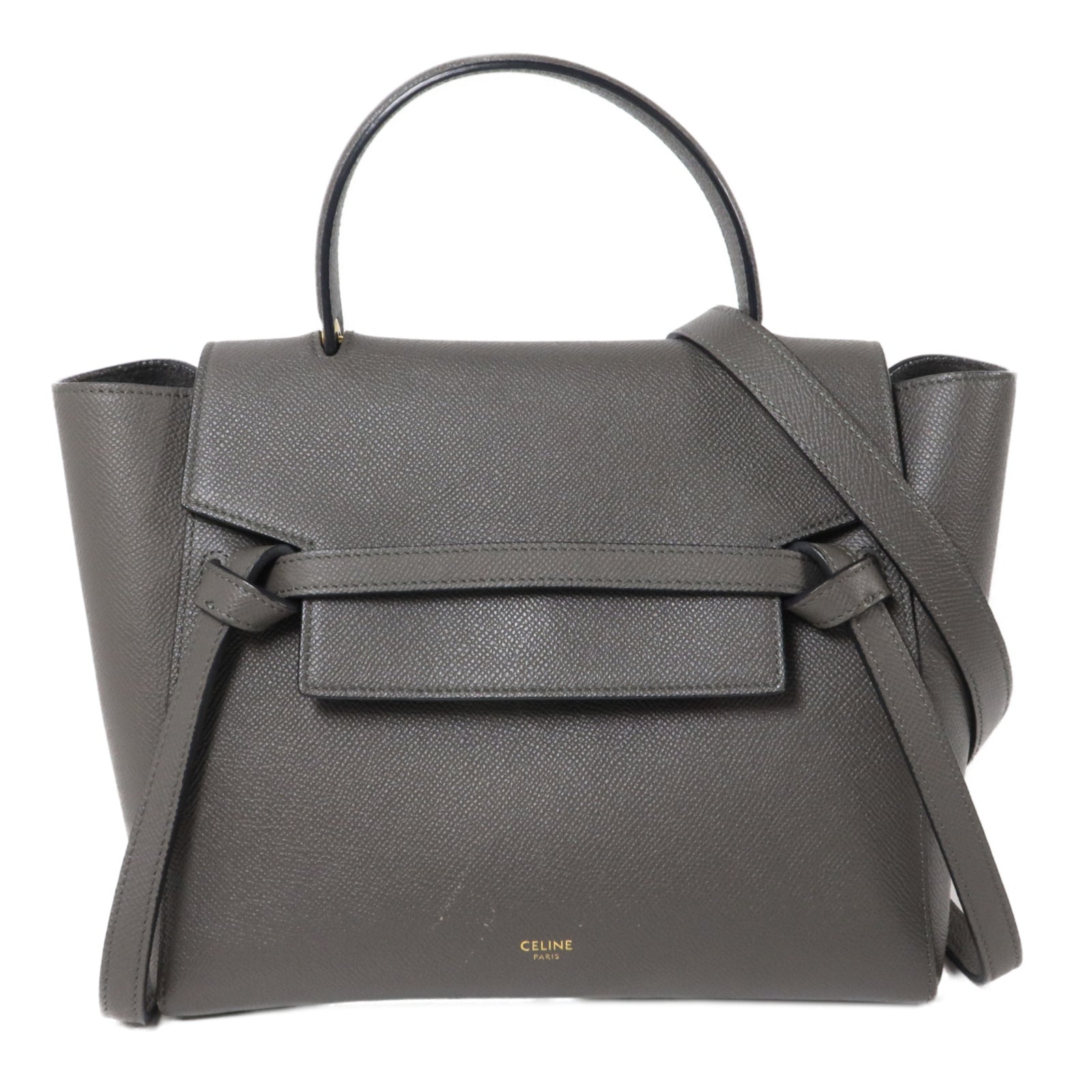 CELINE 牛皮皮革Micro Belt Bag手挽肩背兩用袋