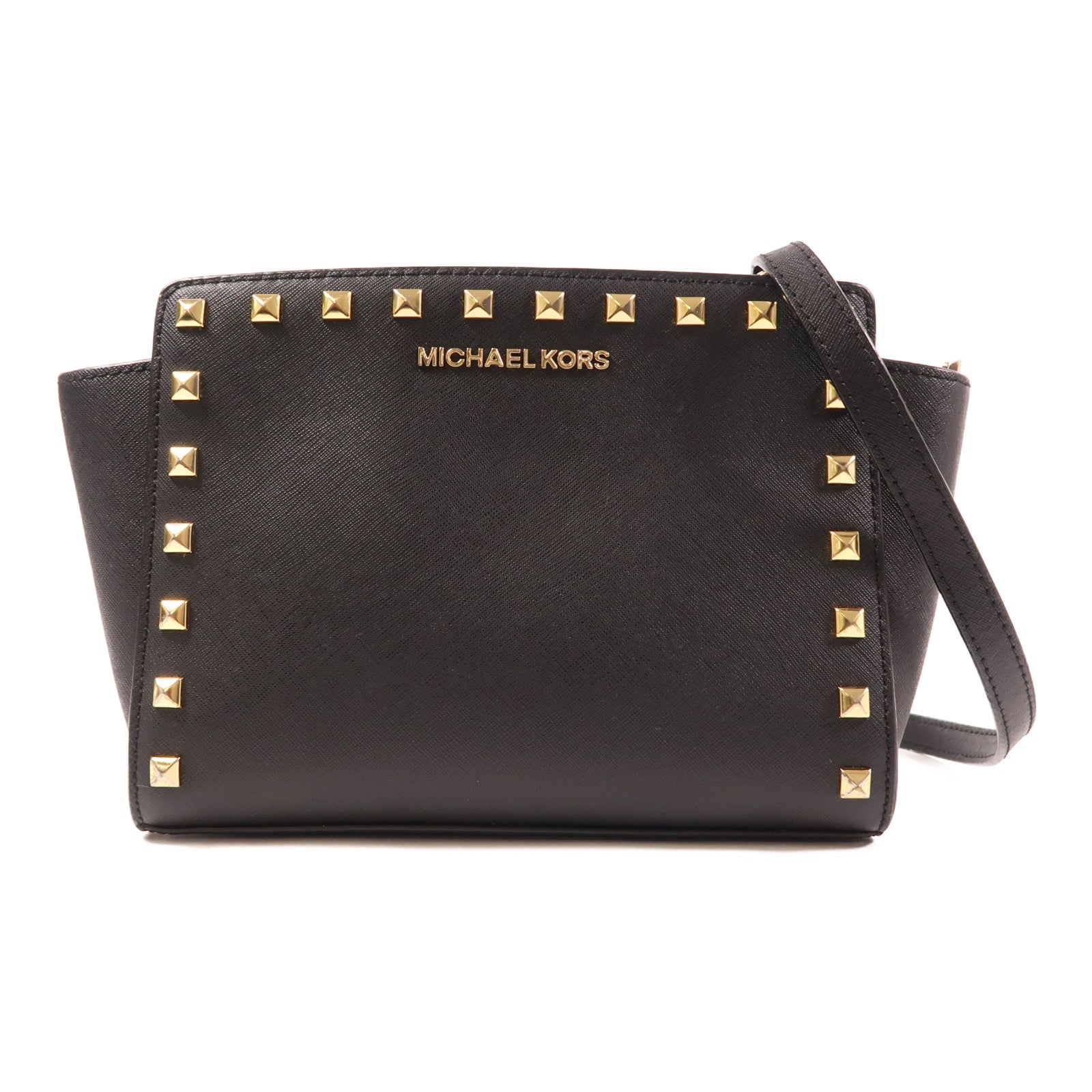 Michael Kors 牛皮皮革Shoulder Bag金扣肩背袋