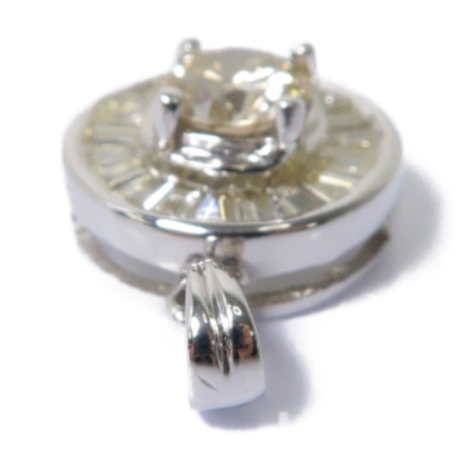 JEWELRY 【激減優惠】18K白金Diamond Pendant鑽石吊墜
