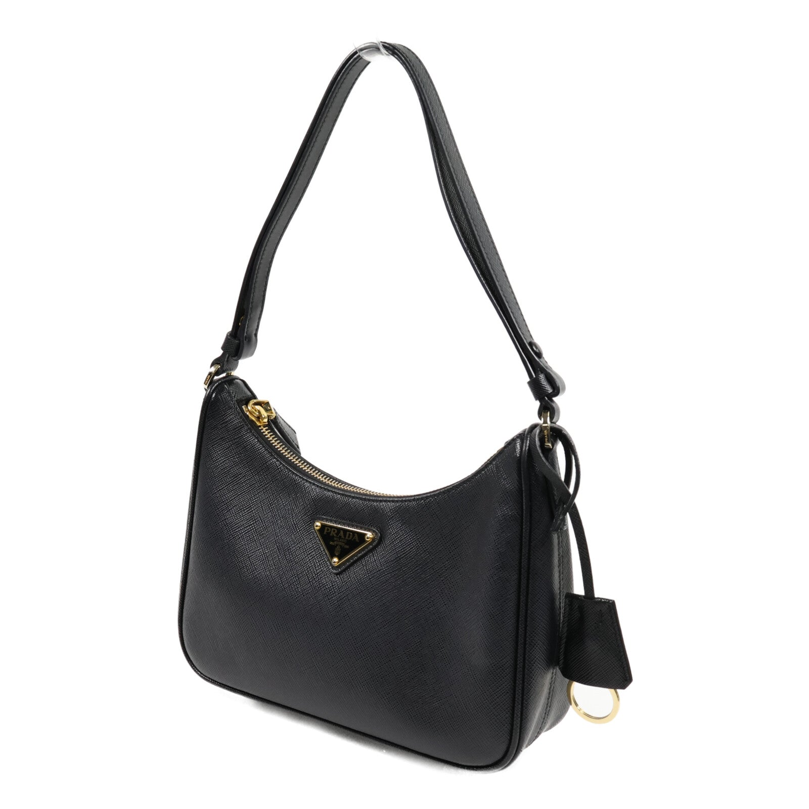 PRADA 牛皮皮革Mini Hobo肩背袋