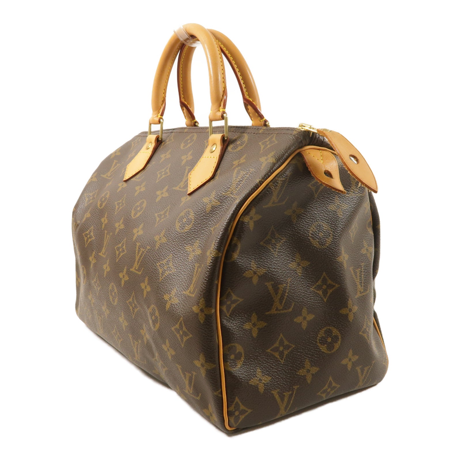 LOUIS VUITTON Monogram Speedy 30金扣手挽袋