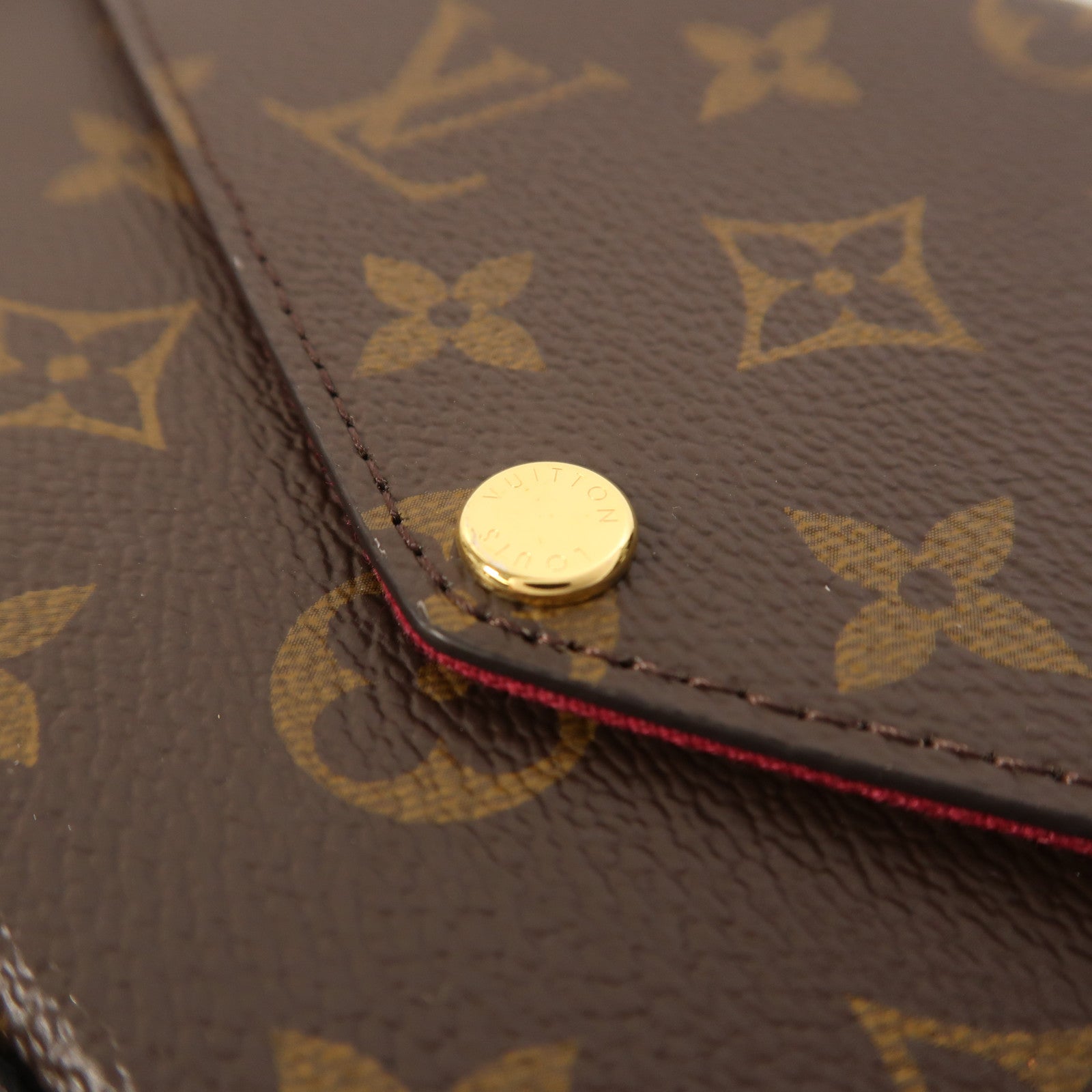 LOUIS VUITTON Monogram Pochette Felicie金扣鏈帶肩背袋