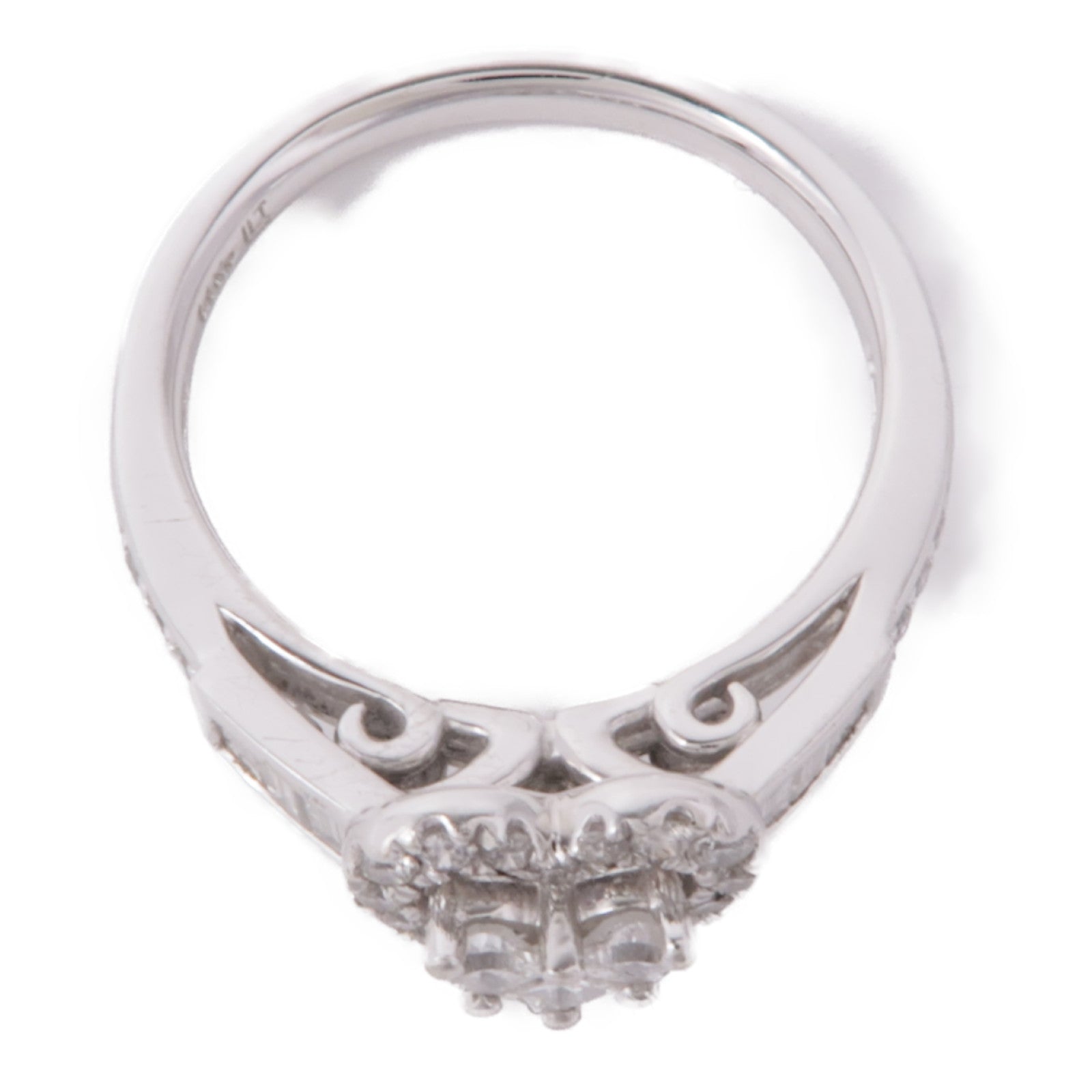 JEWELRY 【激減優惠】14K白金Diamond Ring鑽石戒指US#6.75