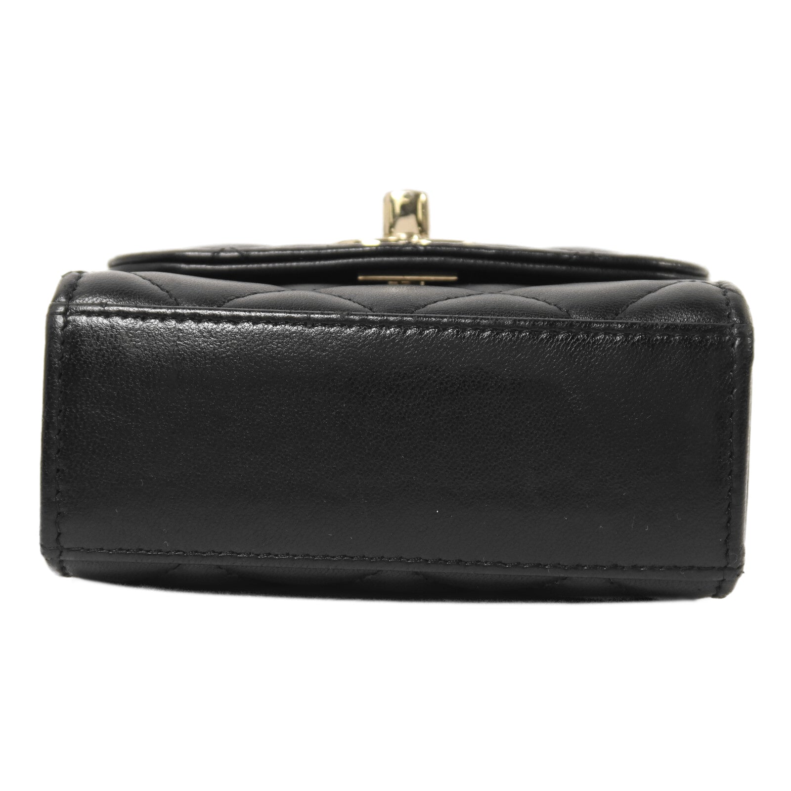 CHANEL 羊皮皮革Trendy CC Mini Flap Bag金扣鏈帶肩背袋