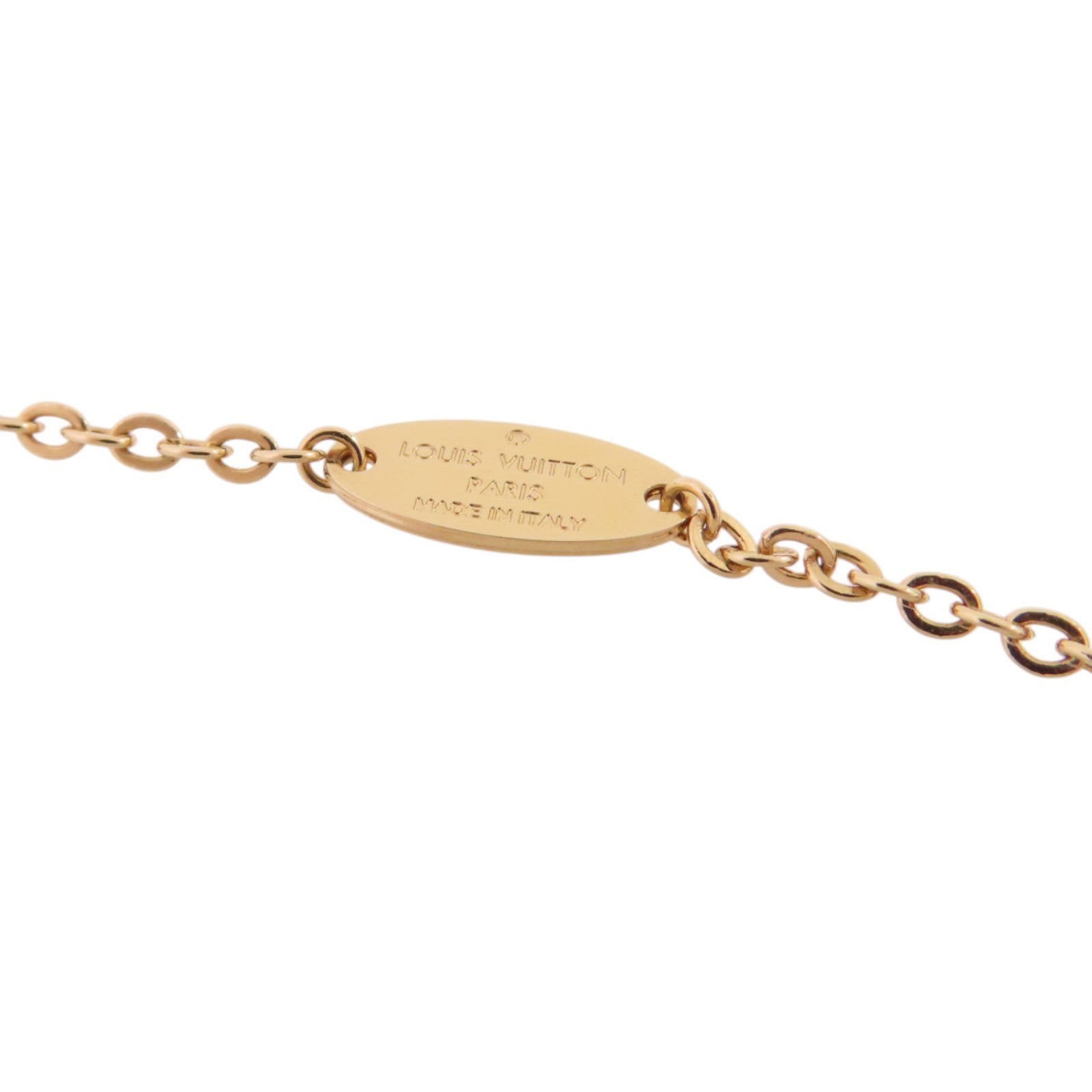 LOUIS VUITTON 金屬Lady Lucky Charms Necklace金扣項鏈