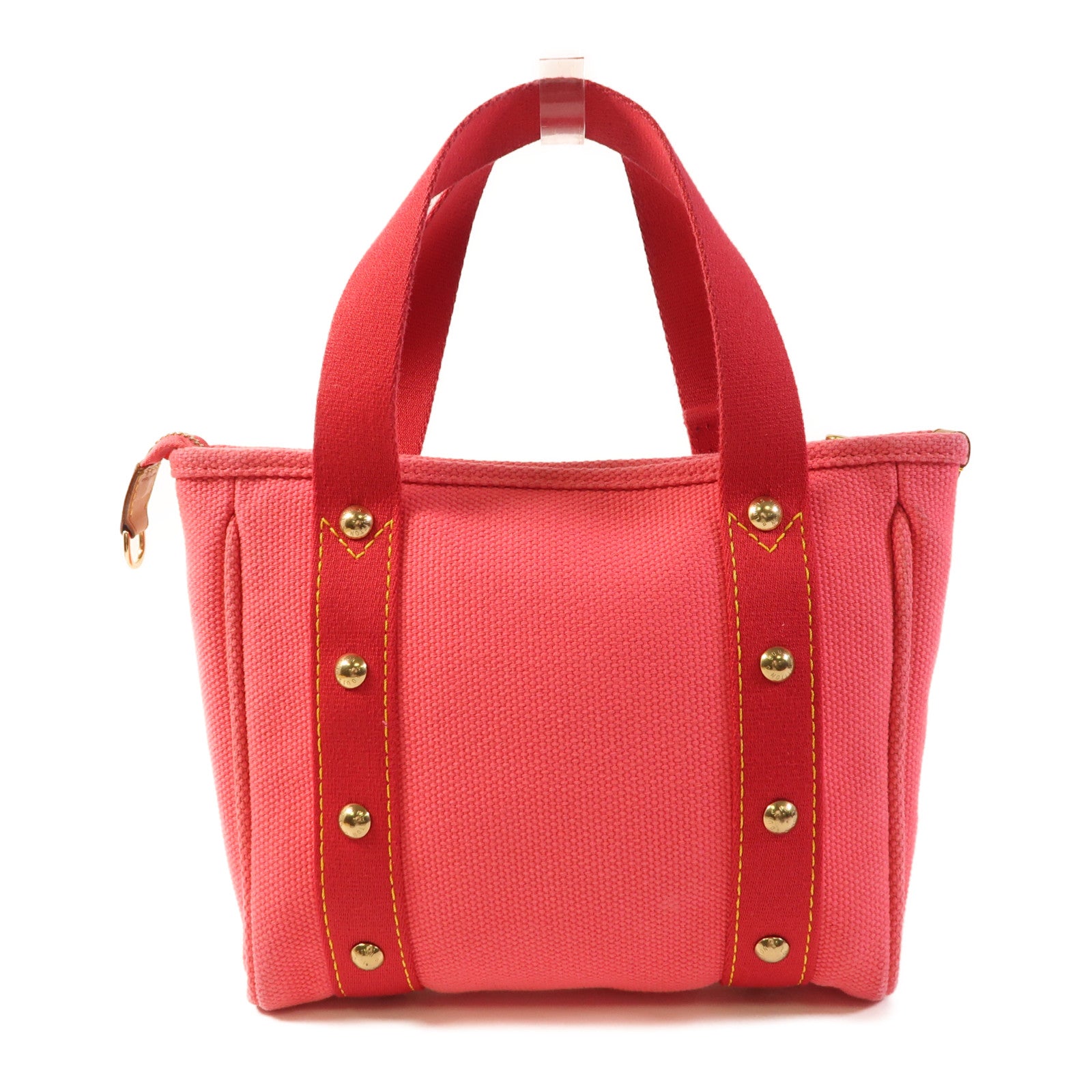 LOUIS VUITTON 帆布Antigua Cabas PM金扣手挽袋