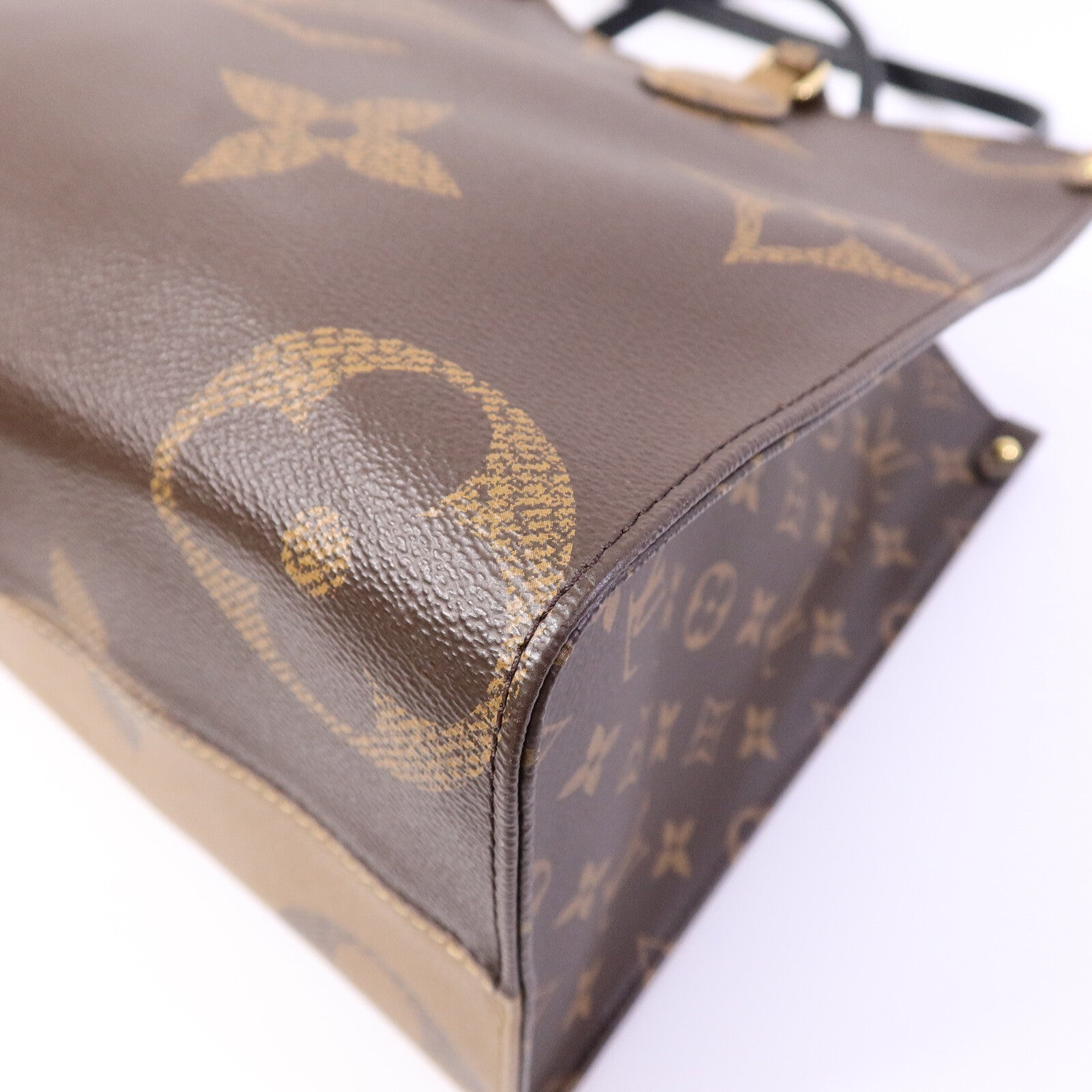 LOUIS VUITTON Monogram Giant On The Go MM手挽袋