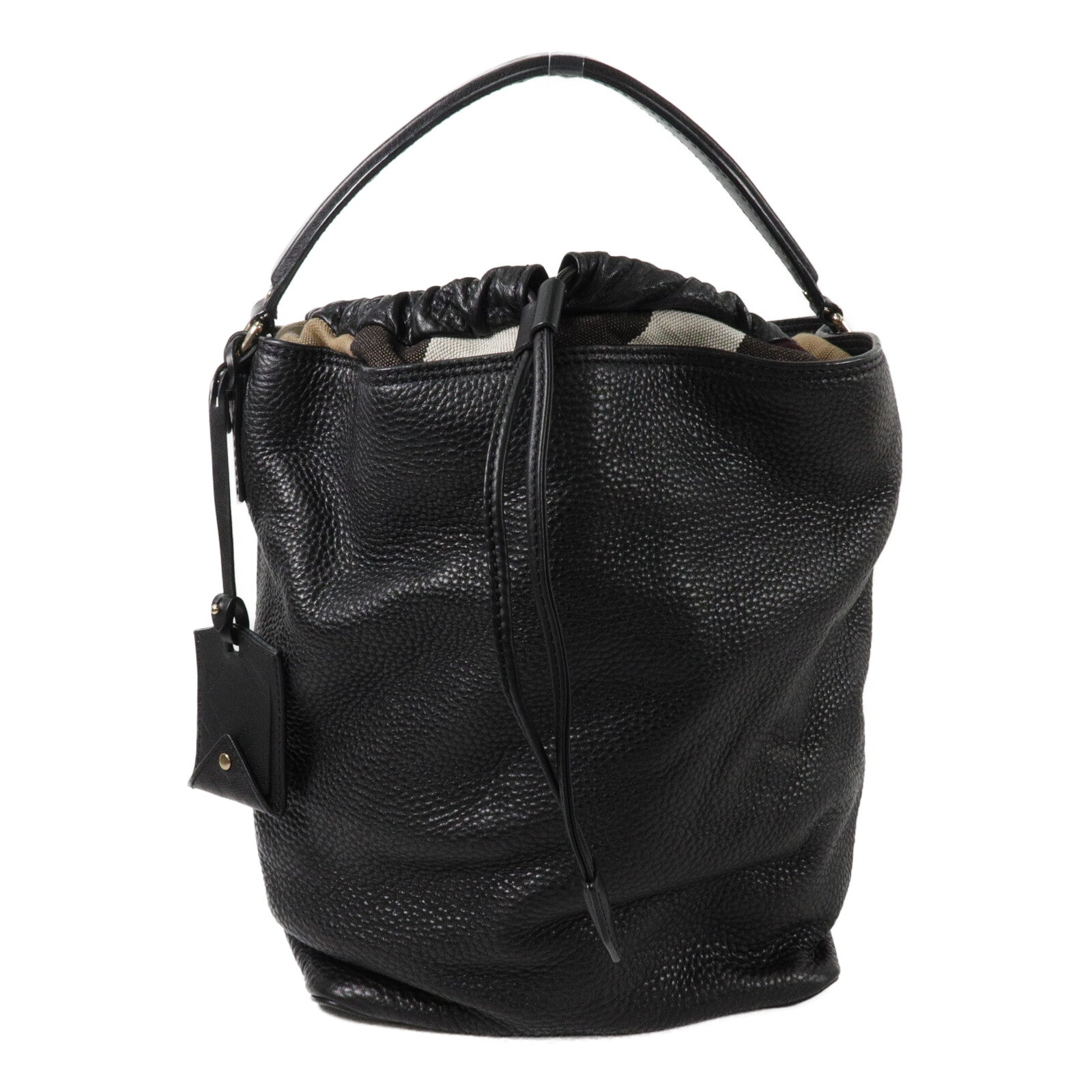 BURBERRY 牛皮皮革Ashby Leather Hobo手挽肩背兩用袋