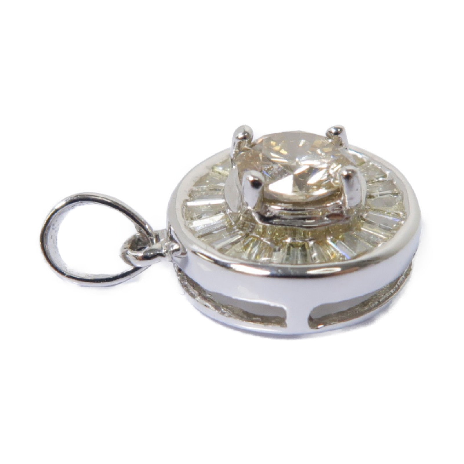 JEWELRY 【激減優惠】18K白金Diamond Pendant鑽石吊墜