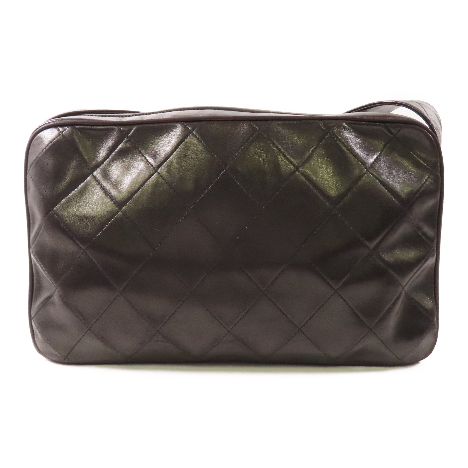 CHANEL 【激減優惠】羊皮皮革Vintage Shoulder Bag金扣肩背袋