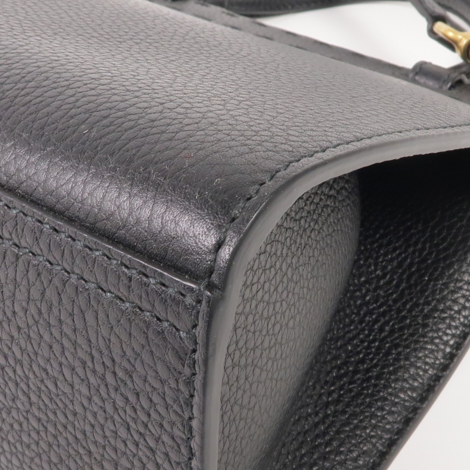 GUCCI 牛皮皮革GG Marmont Top Handle Bag金扣手挽肩背兩用袋