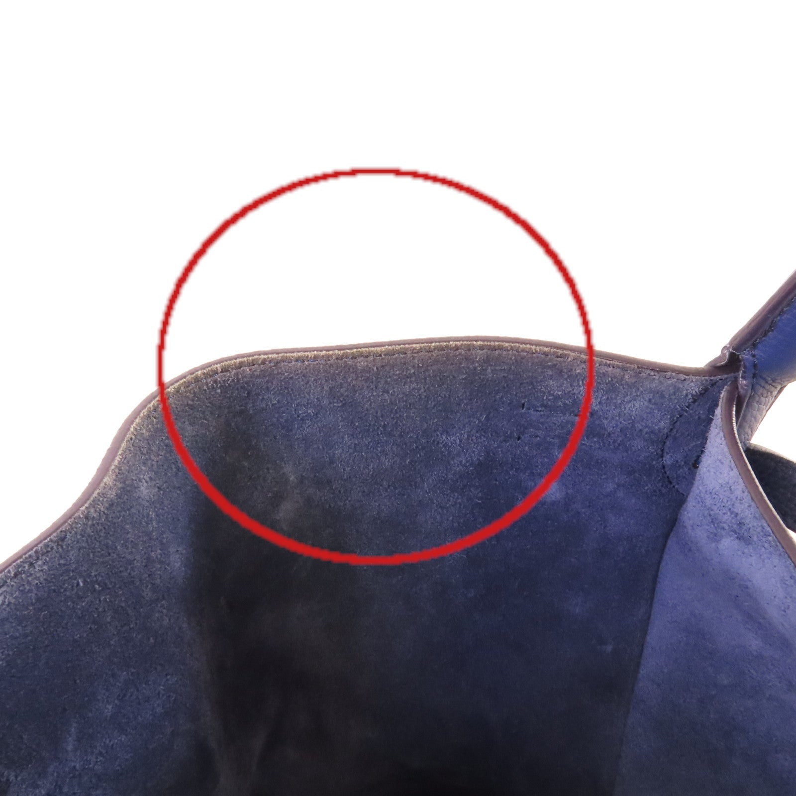 CELINE 【激減優惠】牛皮皮革Small Big Bag With Long Strap銀扣手挽肩背兩用袋藍色