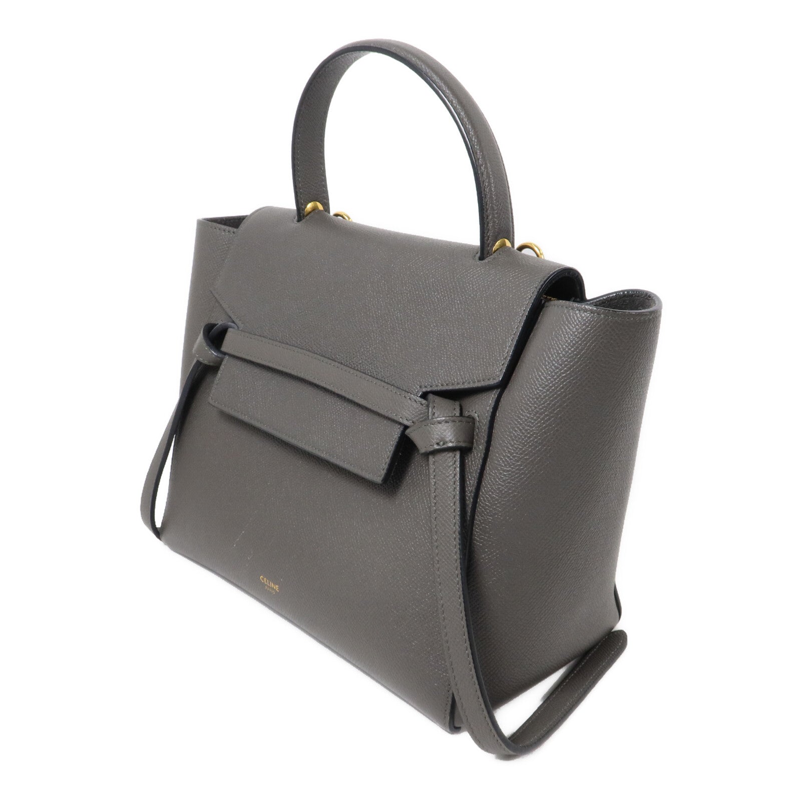 CELINE 牛皮皮革Micro Belt Bag手挽肩背兩用袋