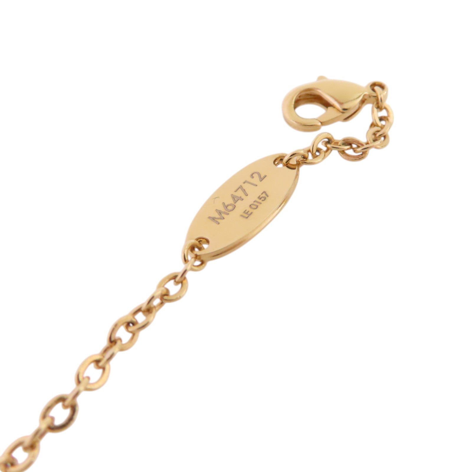 LOUIS VUITTON 金屬Lady Lucky Charms Necklace金扣項鏈