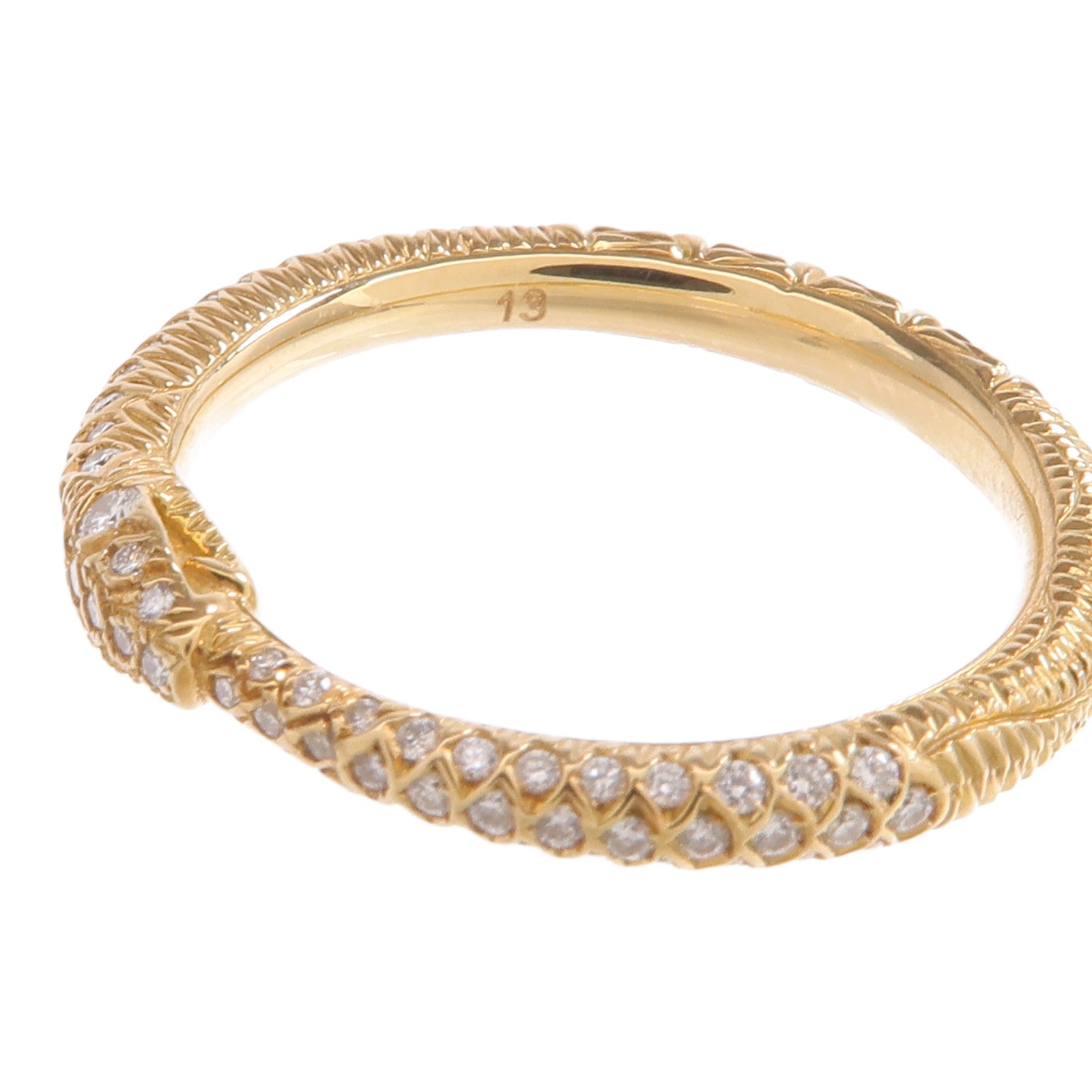GUCCI 18K黃金Ring鑽石戒指