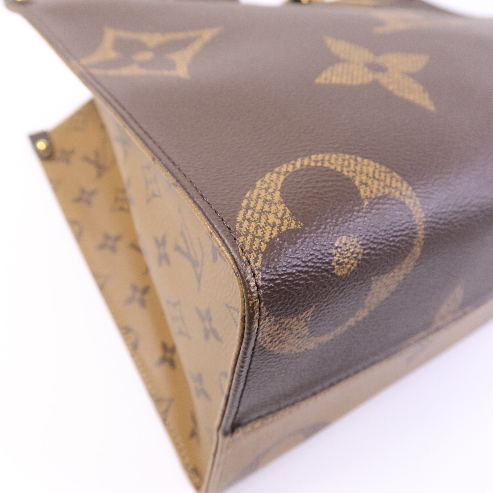 LOUIS VUITTON Monogram Giant On The Go MM手挽袋