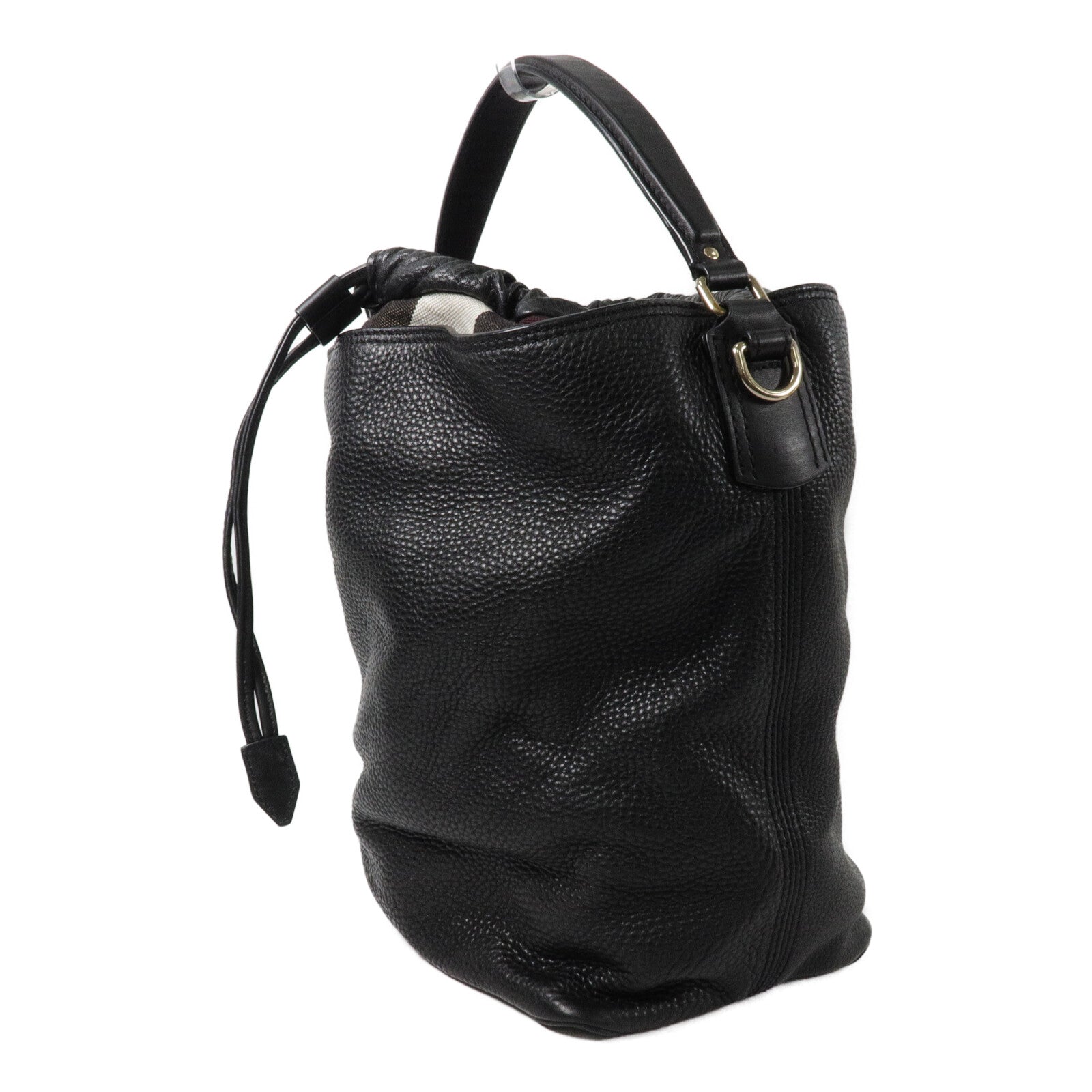 BURBERRY 牛皮皮革Ashby Leather Hobo手挽肩背兩用袋