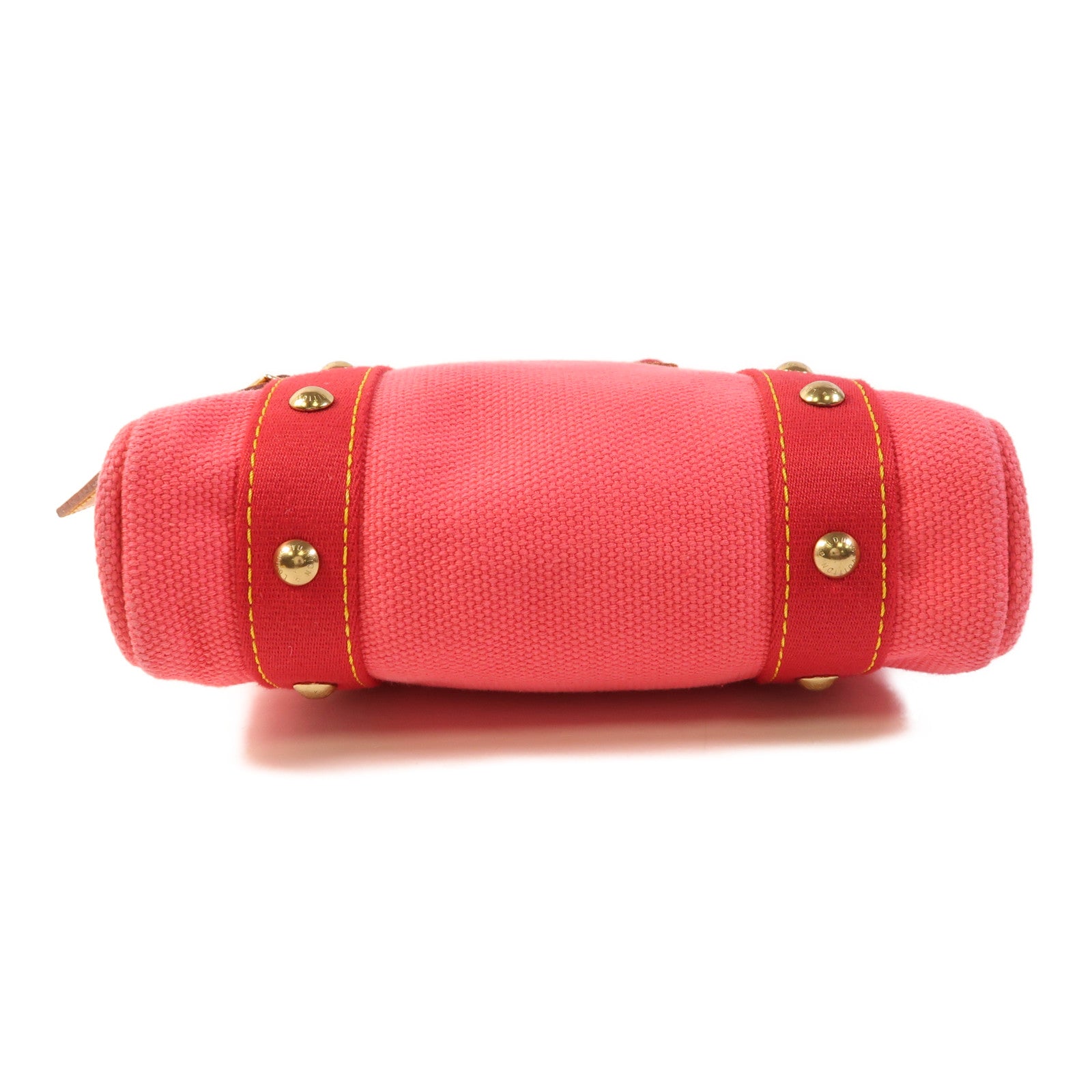 LOUIS VUITTON 帆布Antigua Cabas PM金扣手挽袋