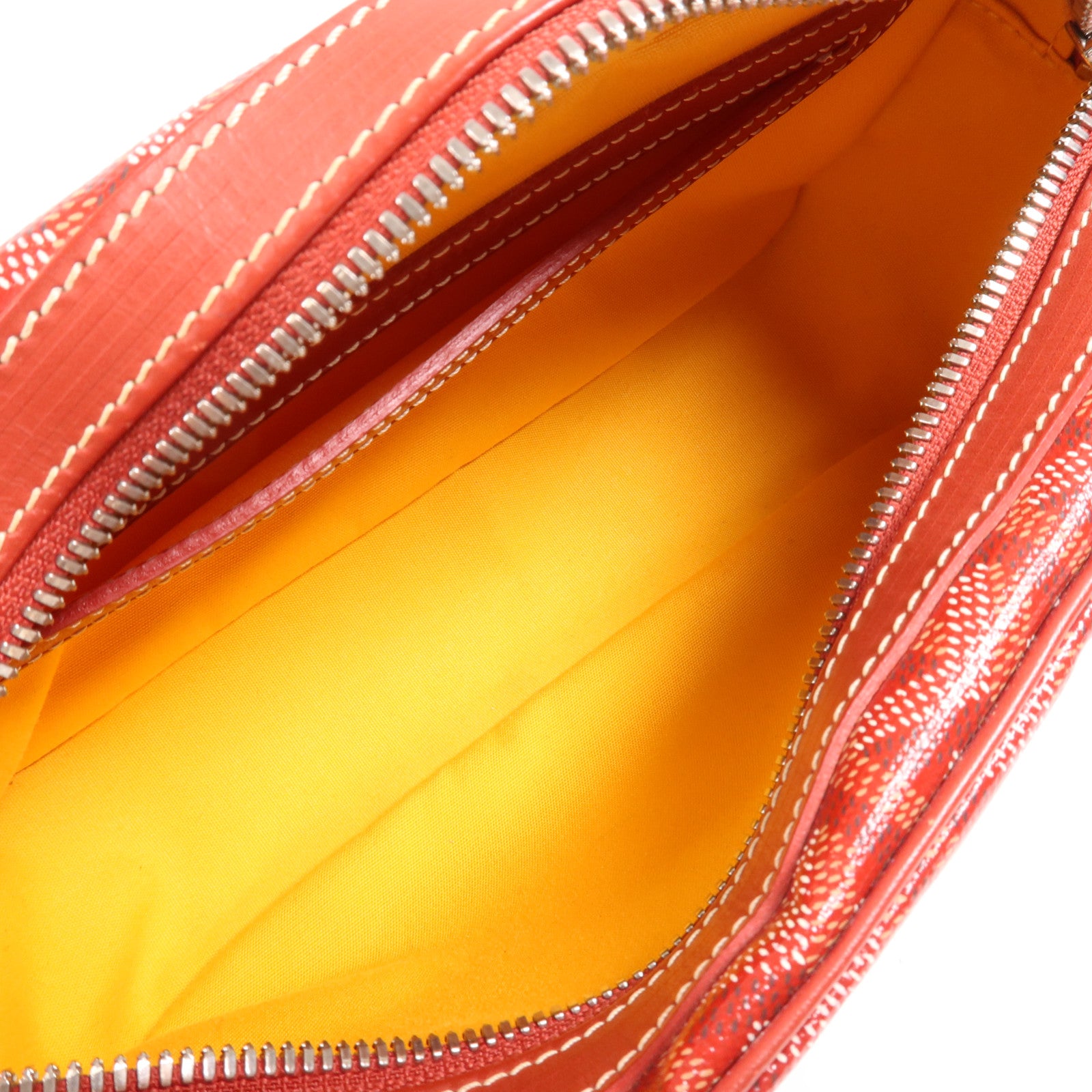 GOYARD 塗層帆布Cap Vert PM銀扣肩背袋