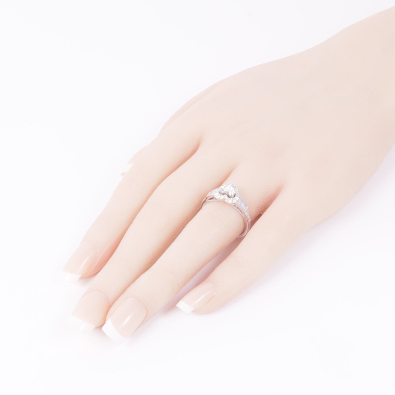 JEWELRY 【激減優惠】14K白金Diamond Ring鑽石戒指US#6.75