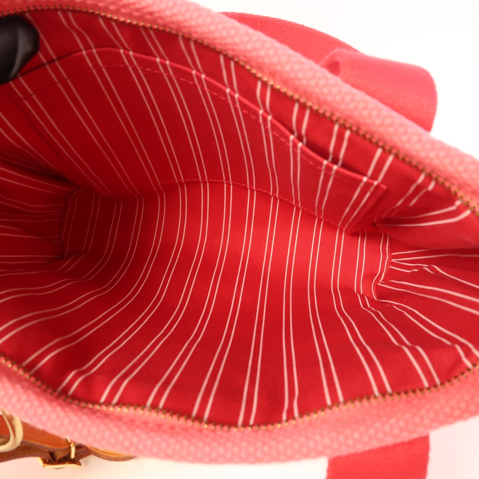 LOUIS VUITTON 帆布Antigua Cabas PM金扣手挽袋