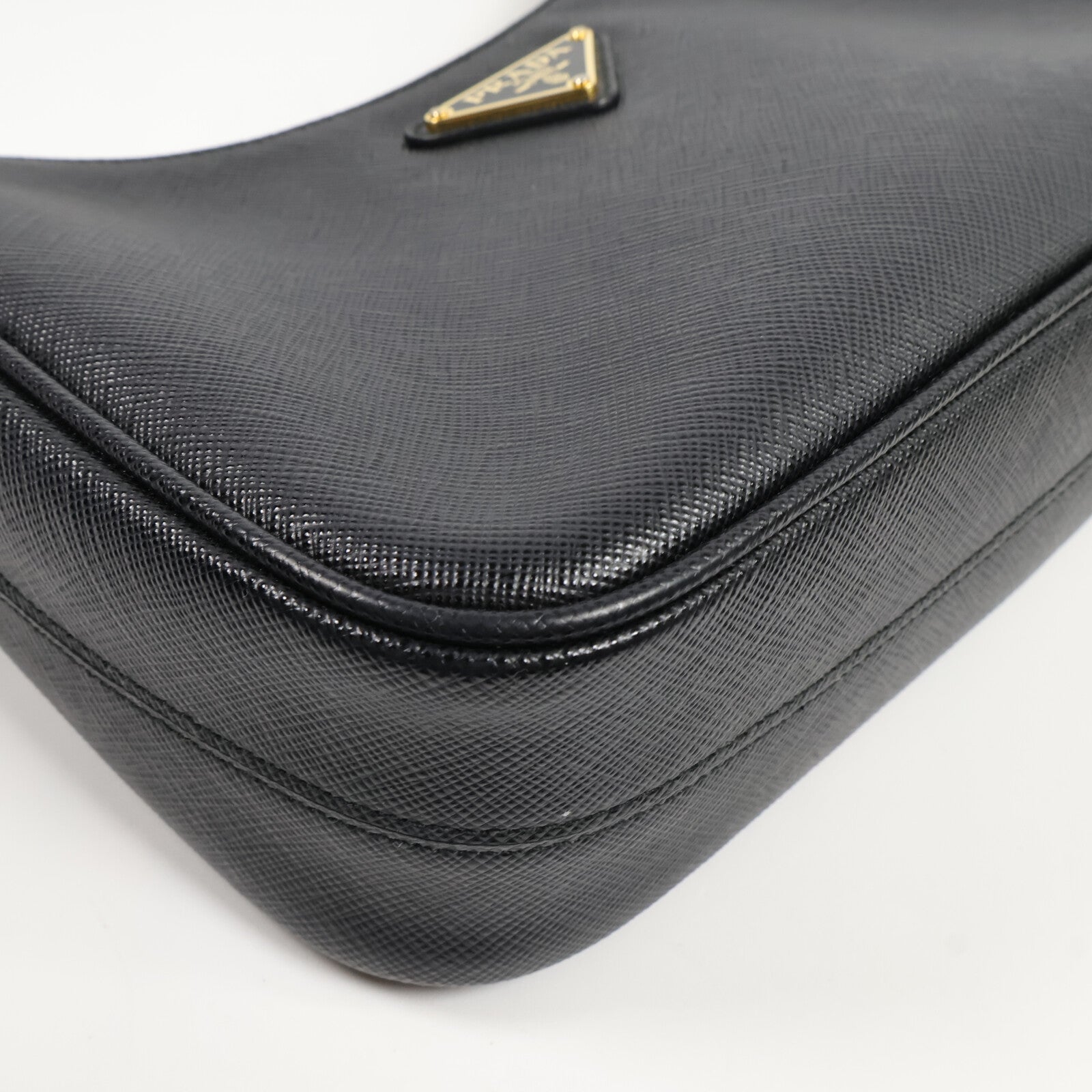 PRADA 牛皮皮革Mini Hobo肩背袋