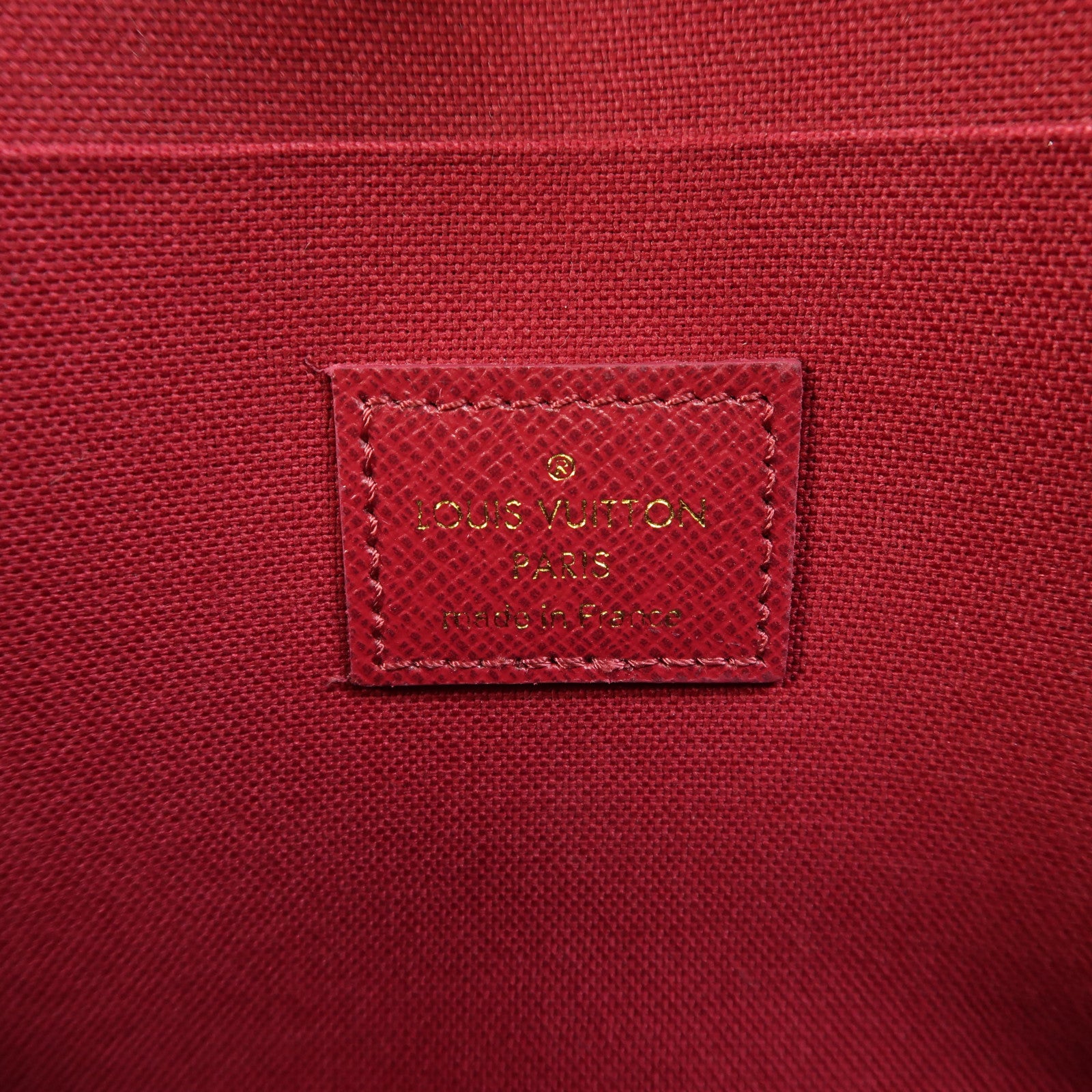 LOUIS VUITTON Monogram Pochette Felicie金扣鏈帶肩背袋